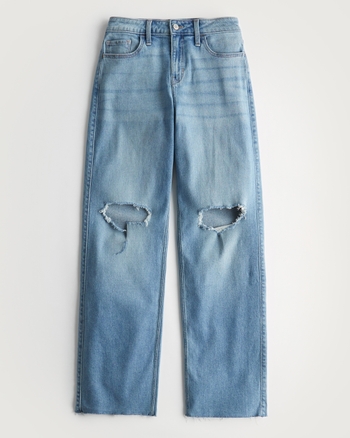 Hollister Co. No Stretch Relaxed Jeans for Women