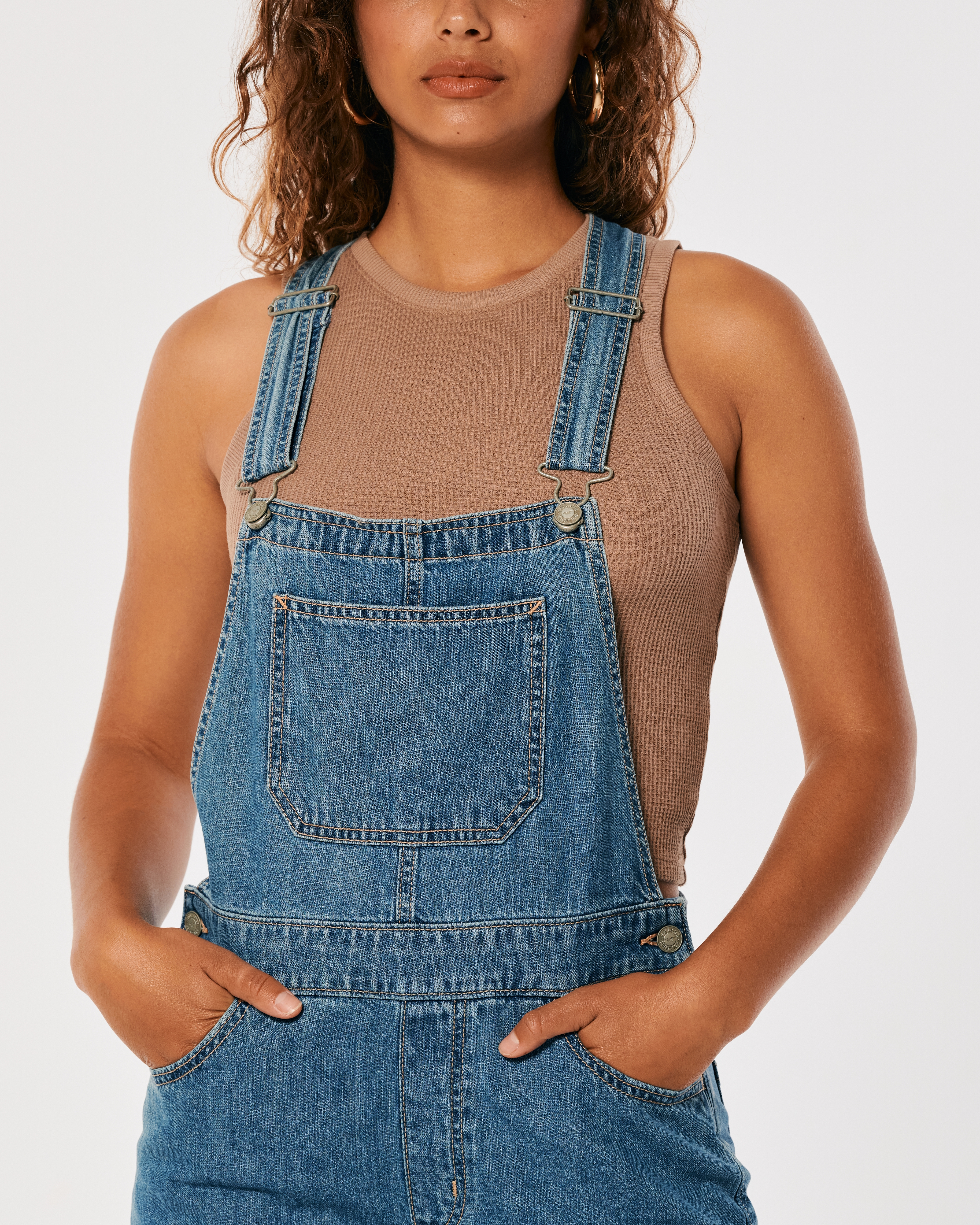 Hollister overalls shorts hotsell