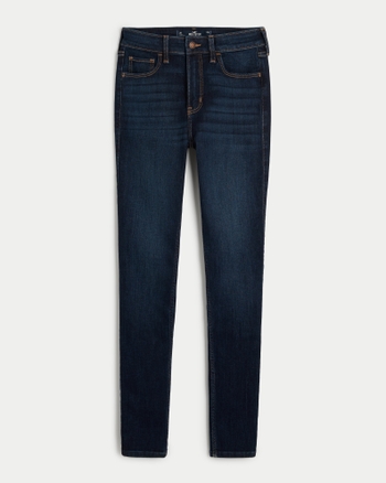 Hollister Women Dark Blue Slim Fit Jeans