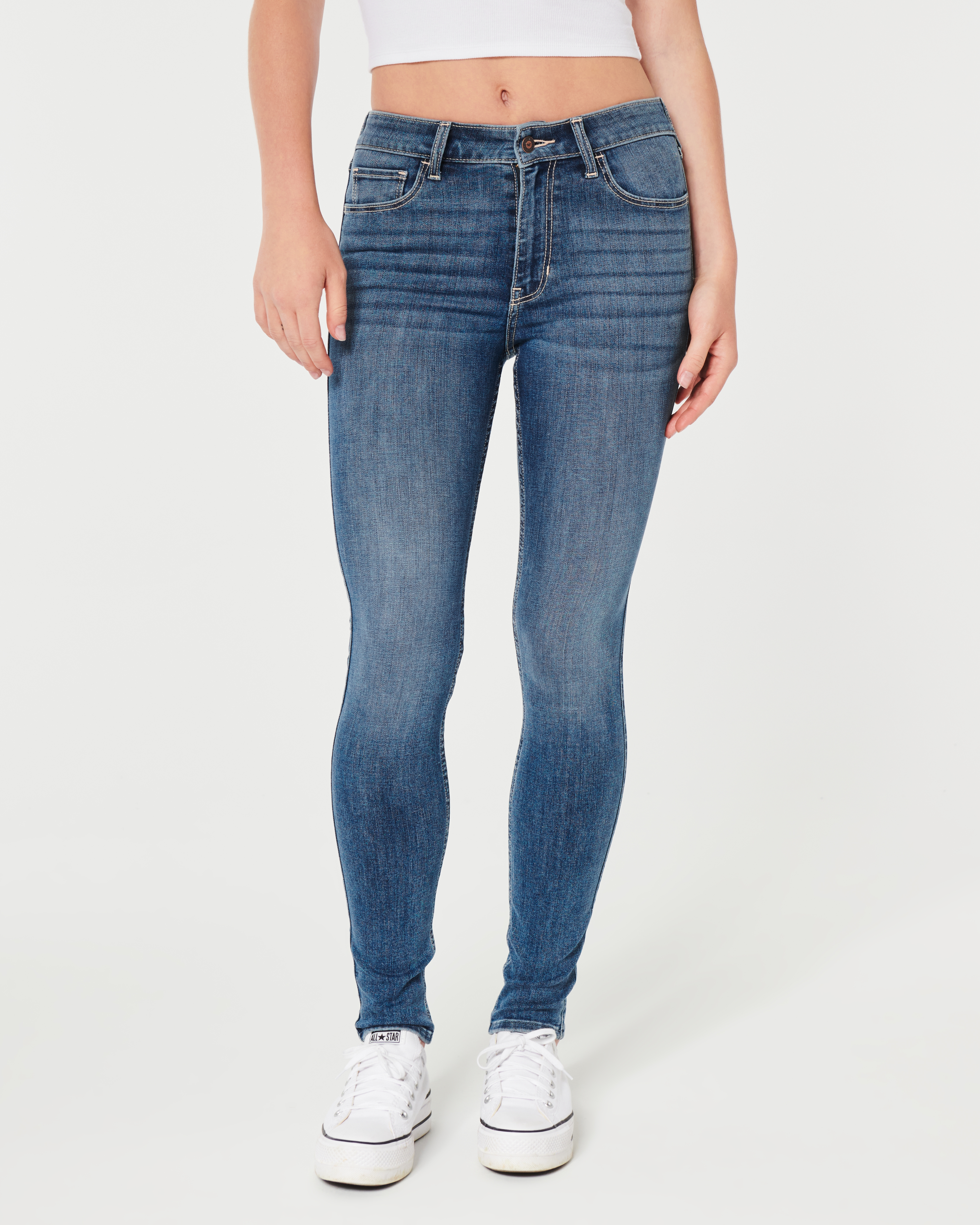 Hollister womens shop skinny jeans