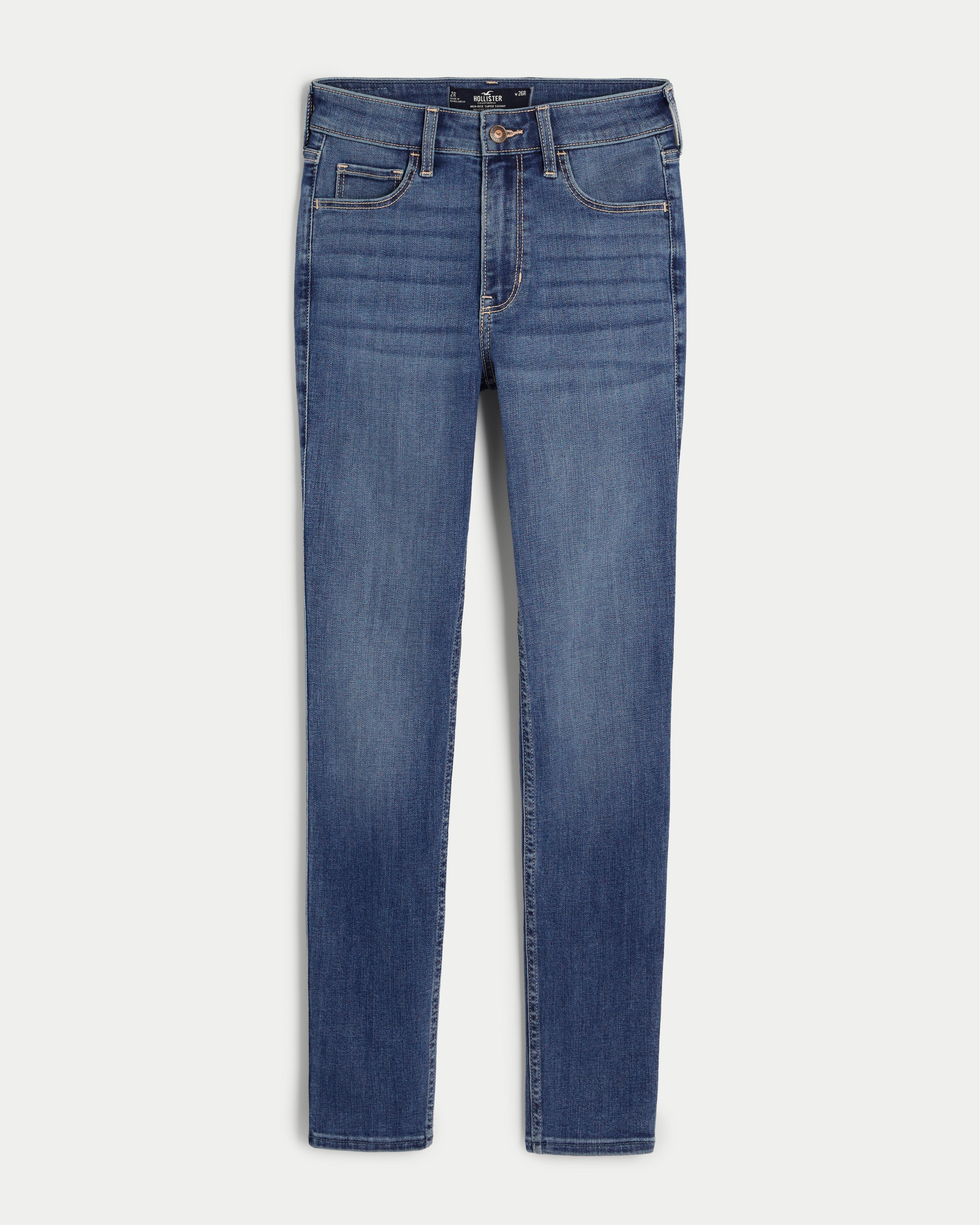 High rise super skinny jeans hollister best sale