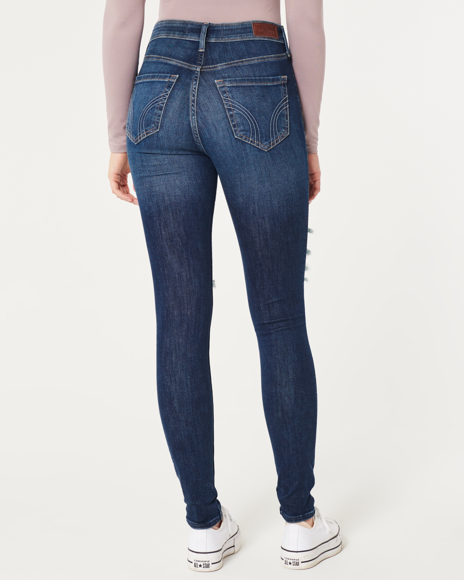 Express Blue Denim Super High Rise Mom Jeans Women's Size 00L