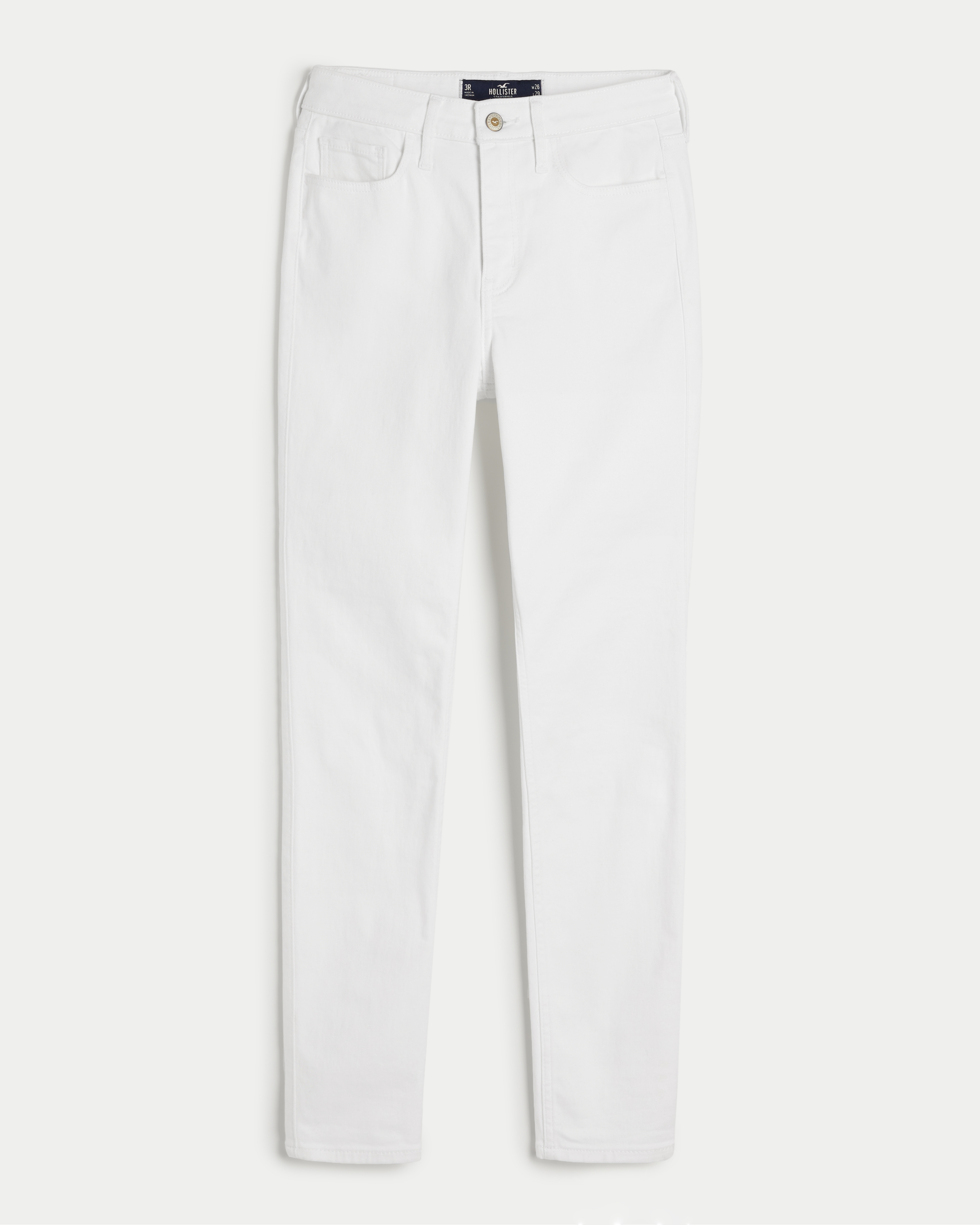 hollister white skinny jeans