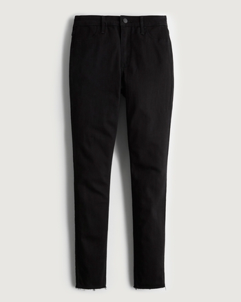 Black pants hollister clearance