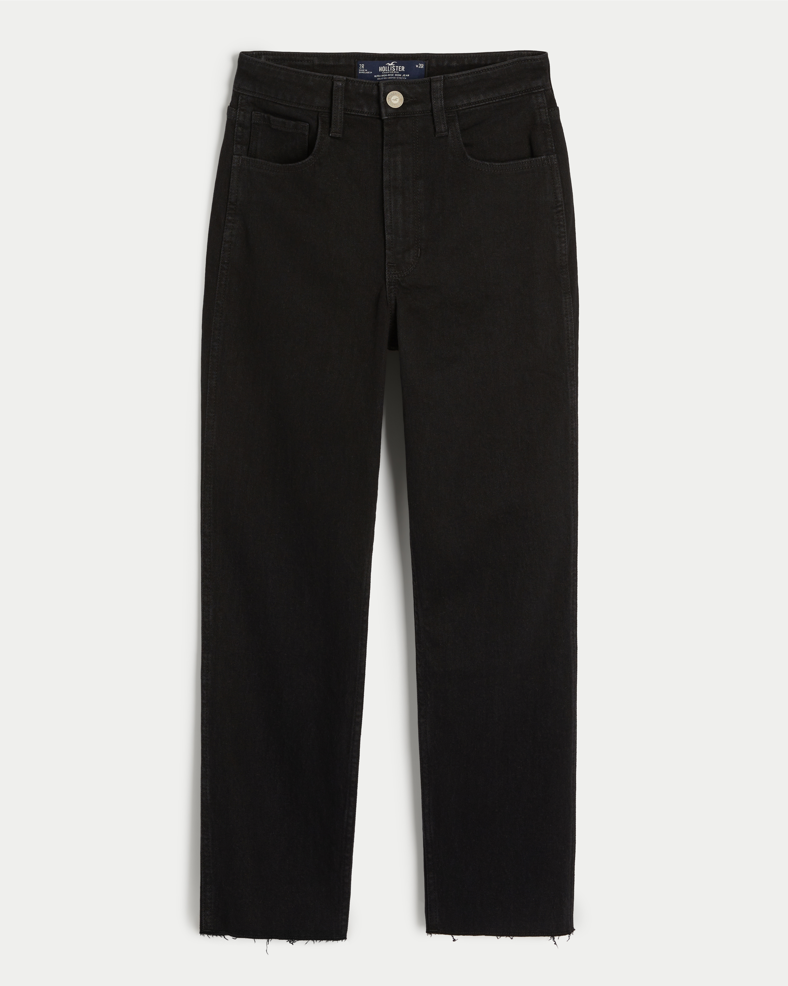 Hollister Ultra High-Rise Black Mom Jeans | Bramalea City Centre