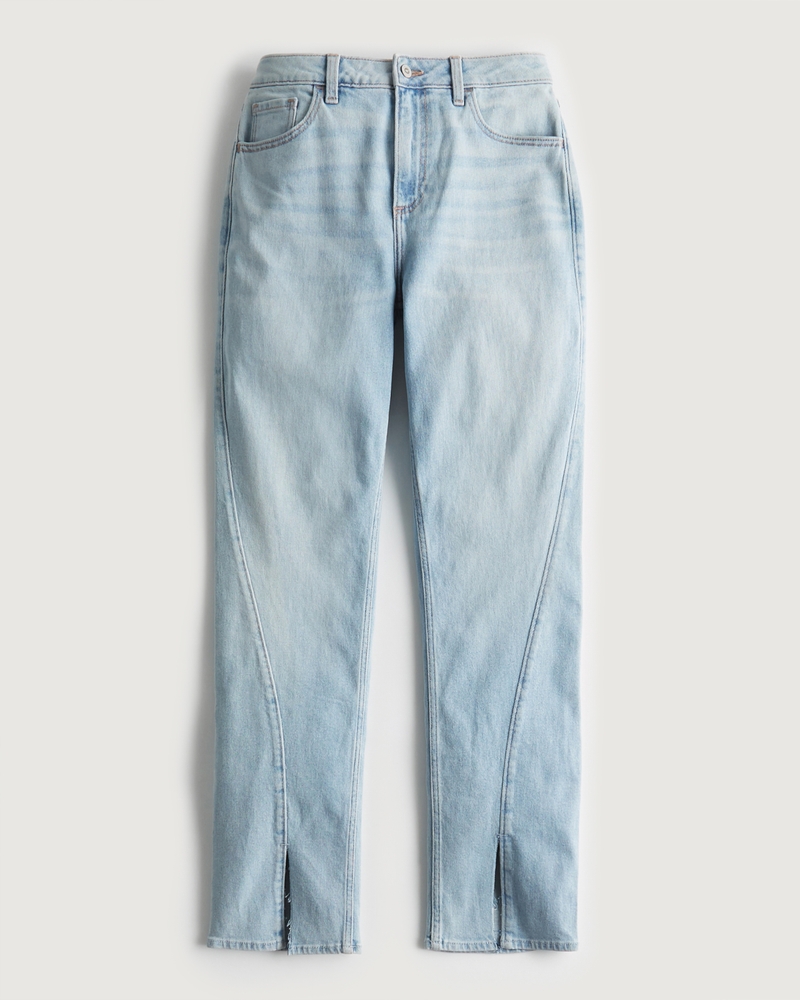 Curvy High-Rise Medium Wash 90s Straight Jeans