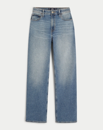 Hollister Ultra High-rise Jeans Blue Size 8 - $12 (70% Off Retail) - From  Ashleigh