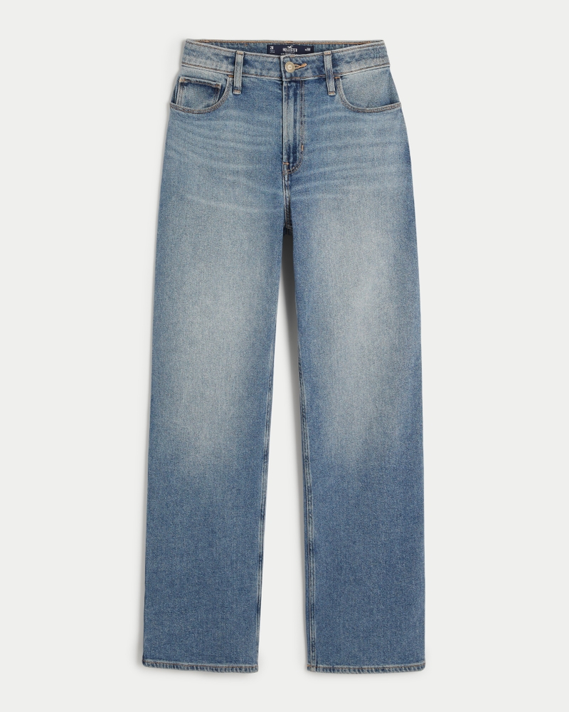 Women's Ultra High-Rise Light Wash Dad Jeans | Women's Bottoms ...