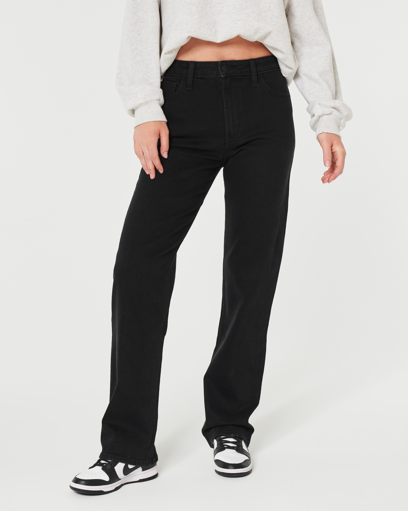 Hollister Womens 3 High Rise Super Skinny Cargo Pants Gray