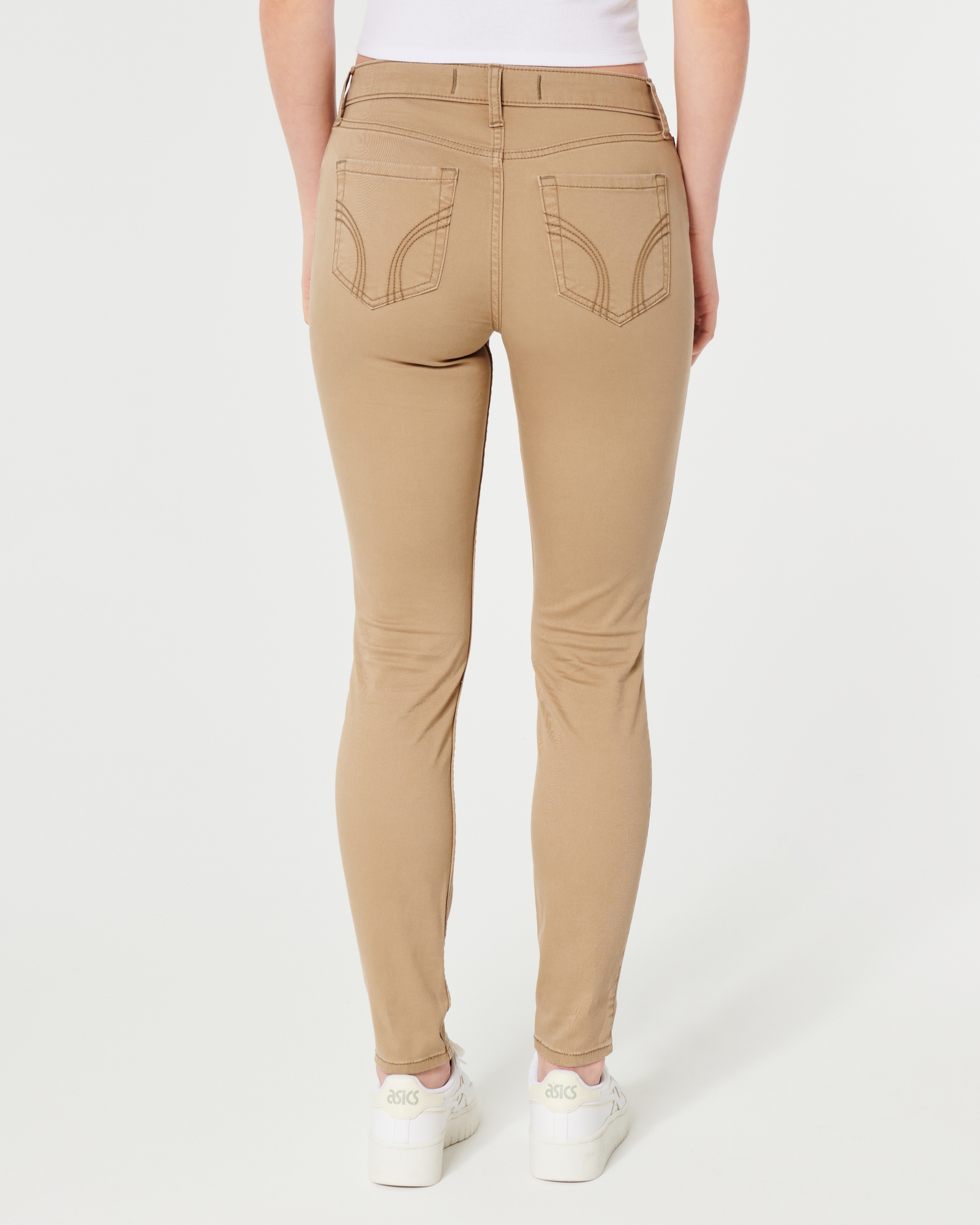 Women's High-Rise Khaki Super Skinny Pants, Women's Bottoms