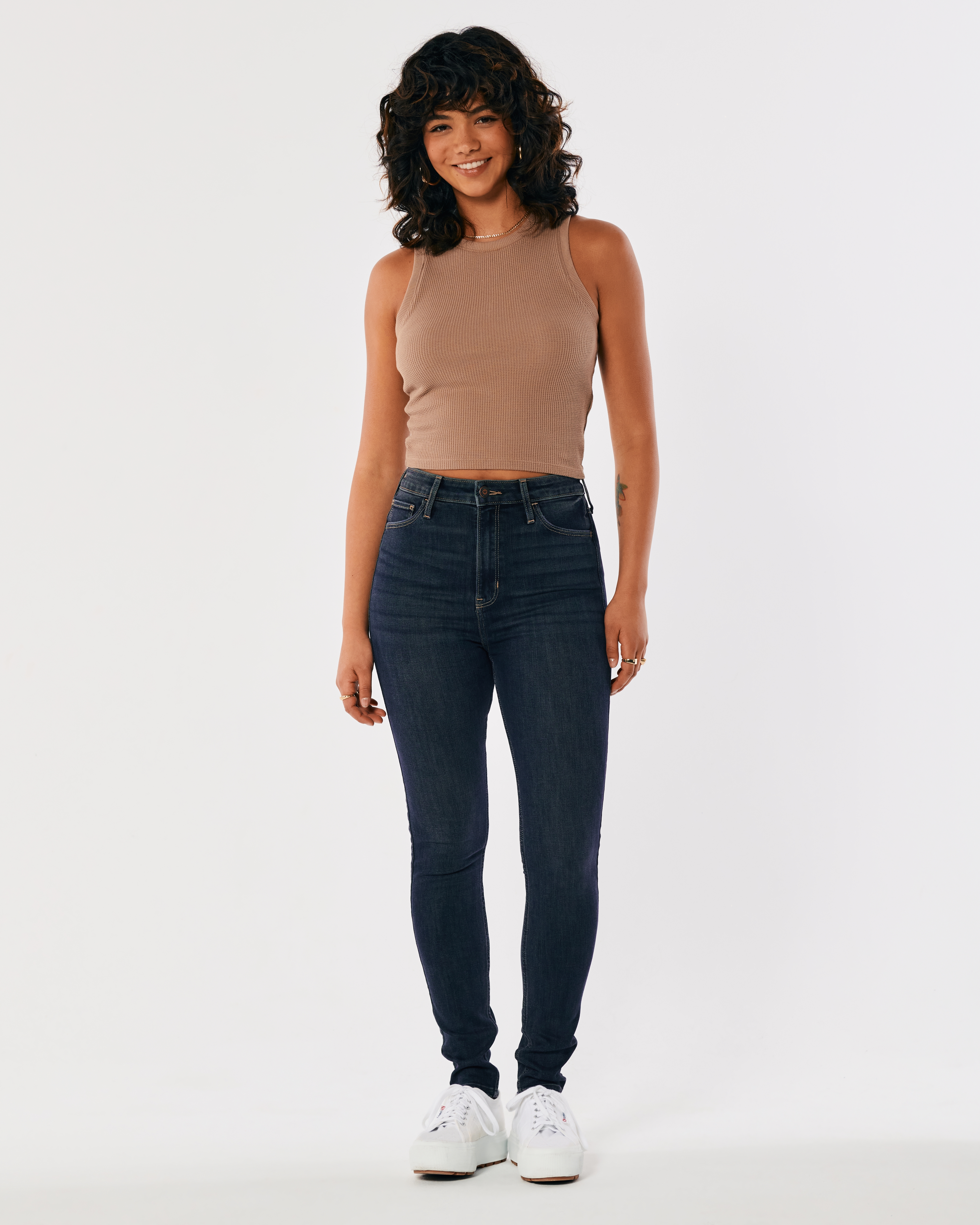 Hollister skinny jeans store womens