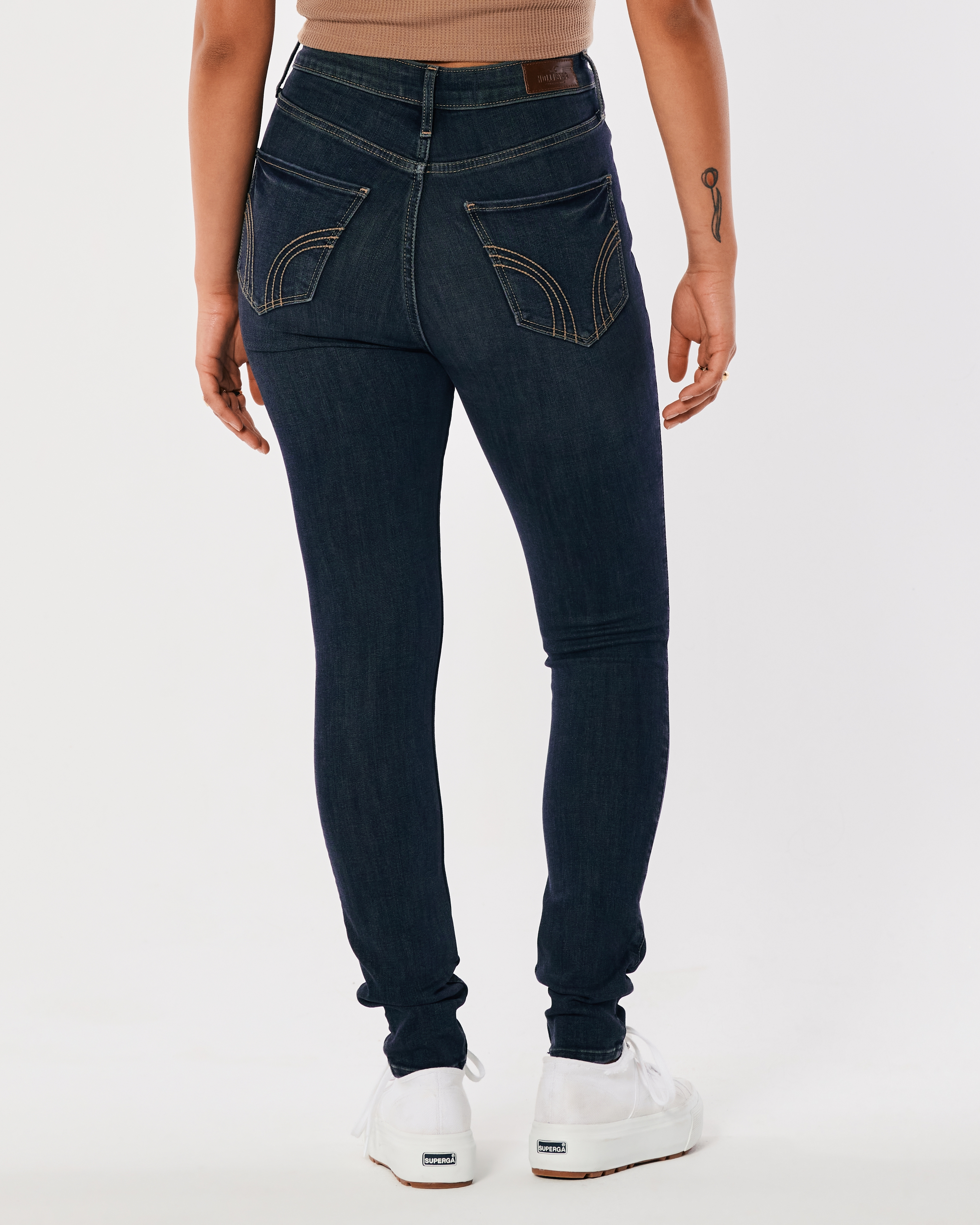 Hollister high rise store skinny jeans