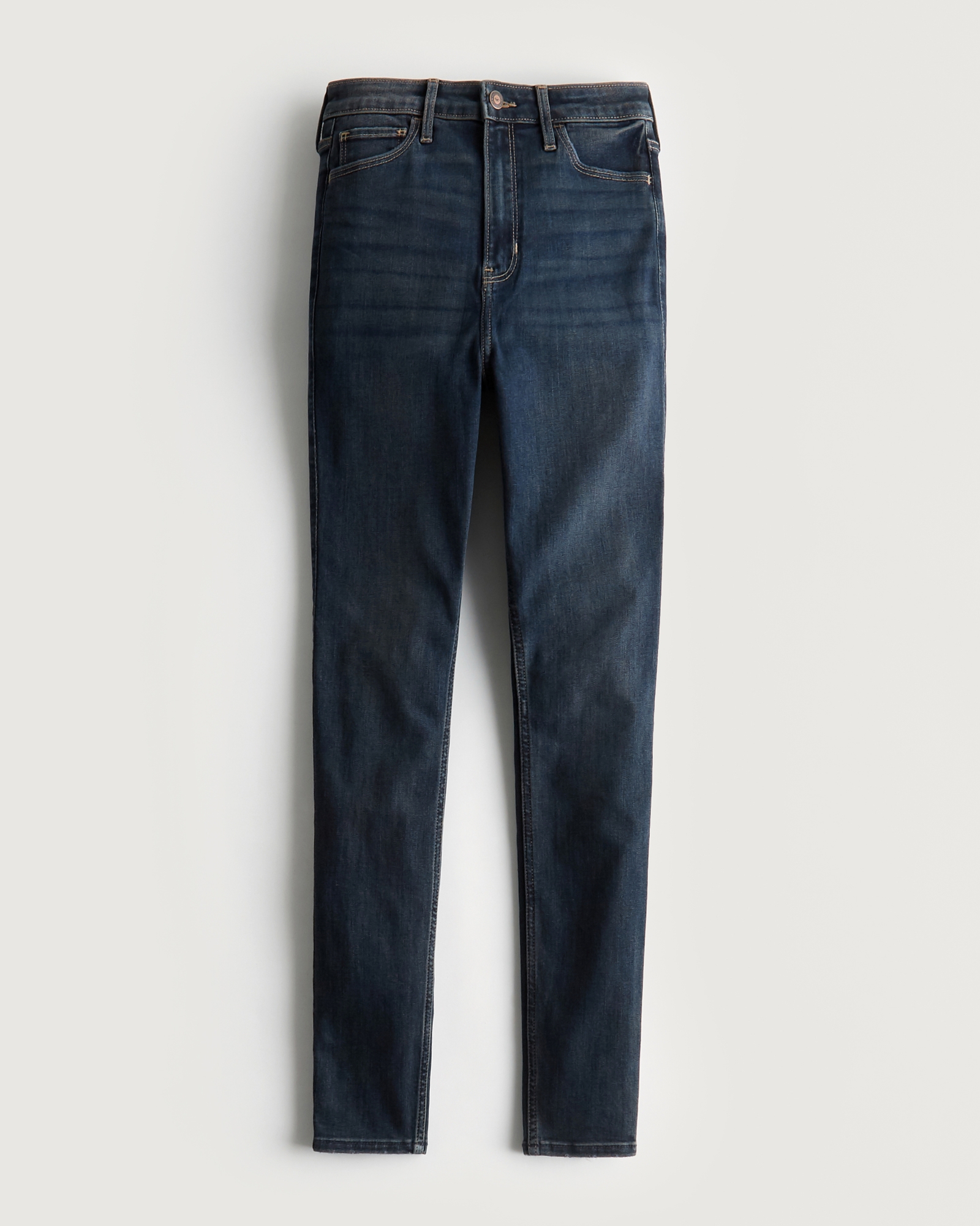 Hollister Skinny Jeans Details: - dark wash - - Depop