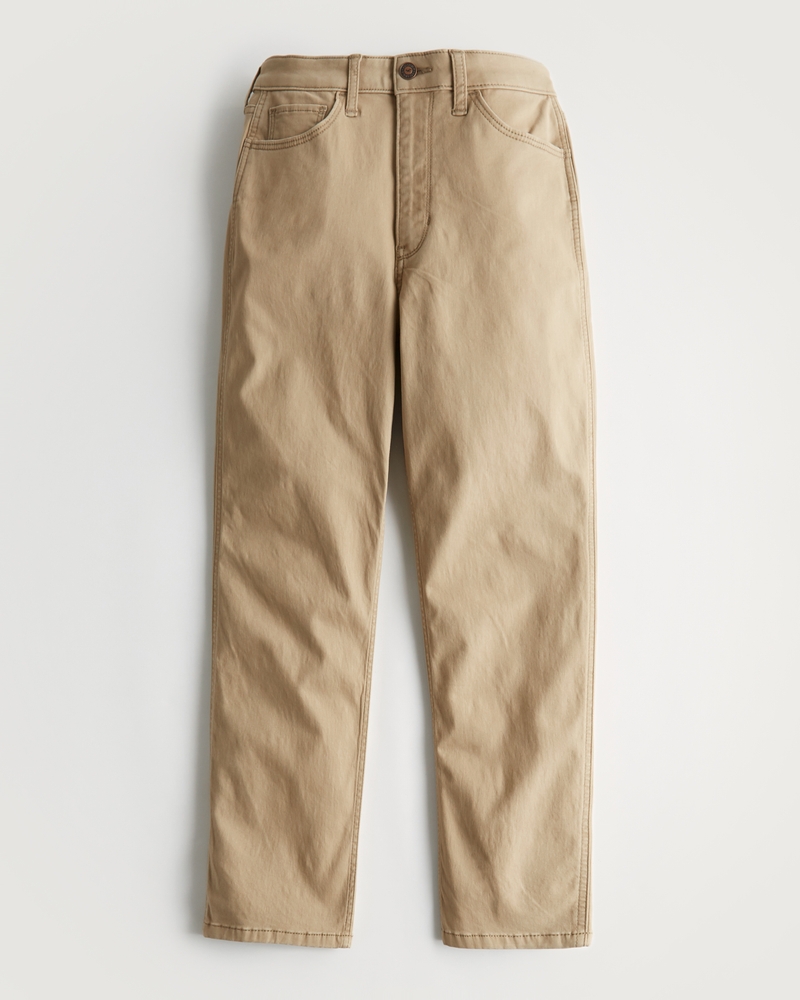 線上選購Hollister Leather Mom Pants