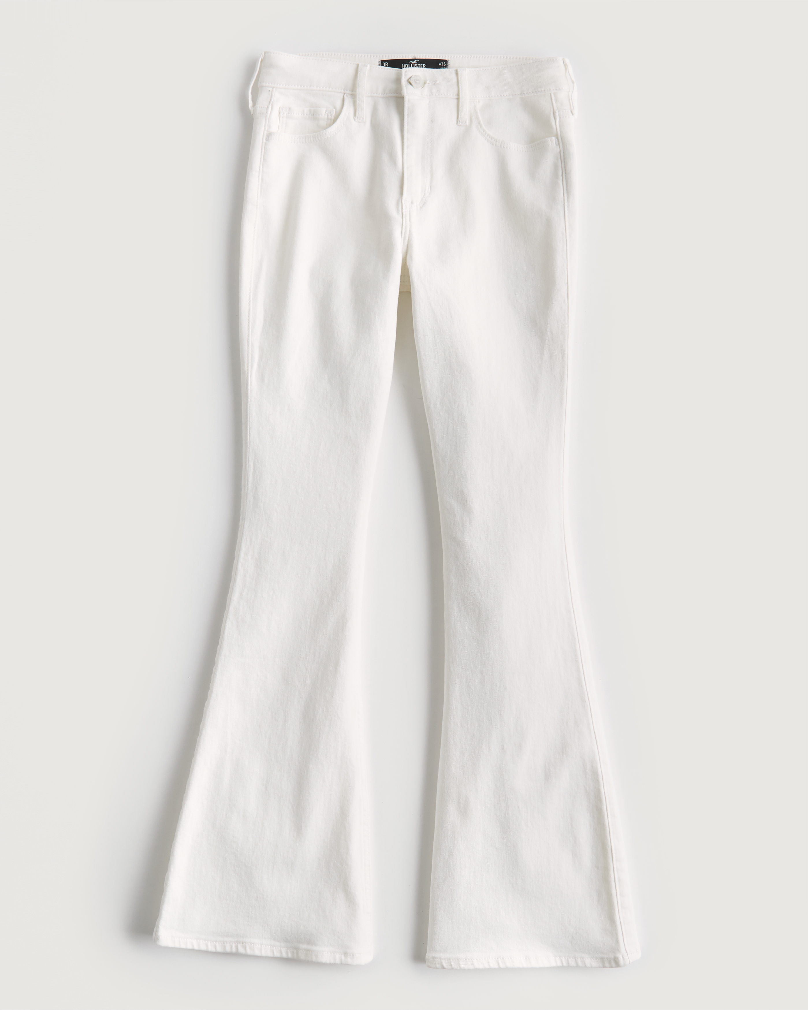 White on sale flare jeggings