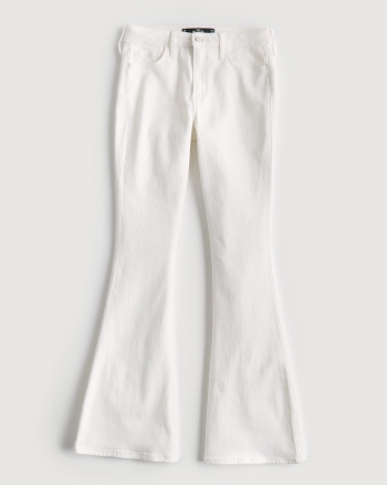 Women's Flared High Rise Jeans - Classic Mid Wash