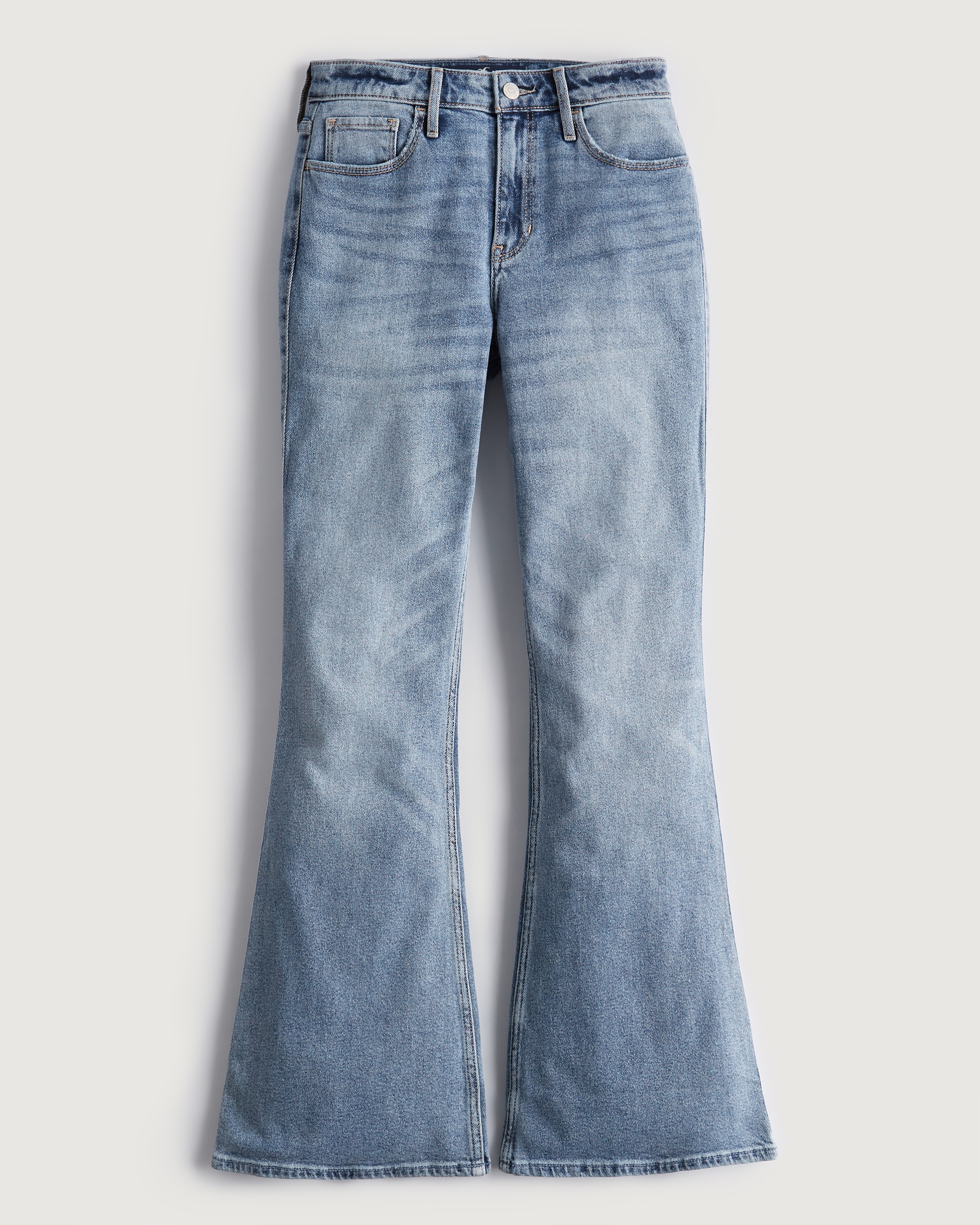 hollister low rise flare jeans