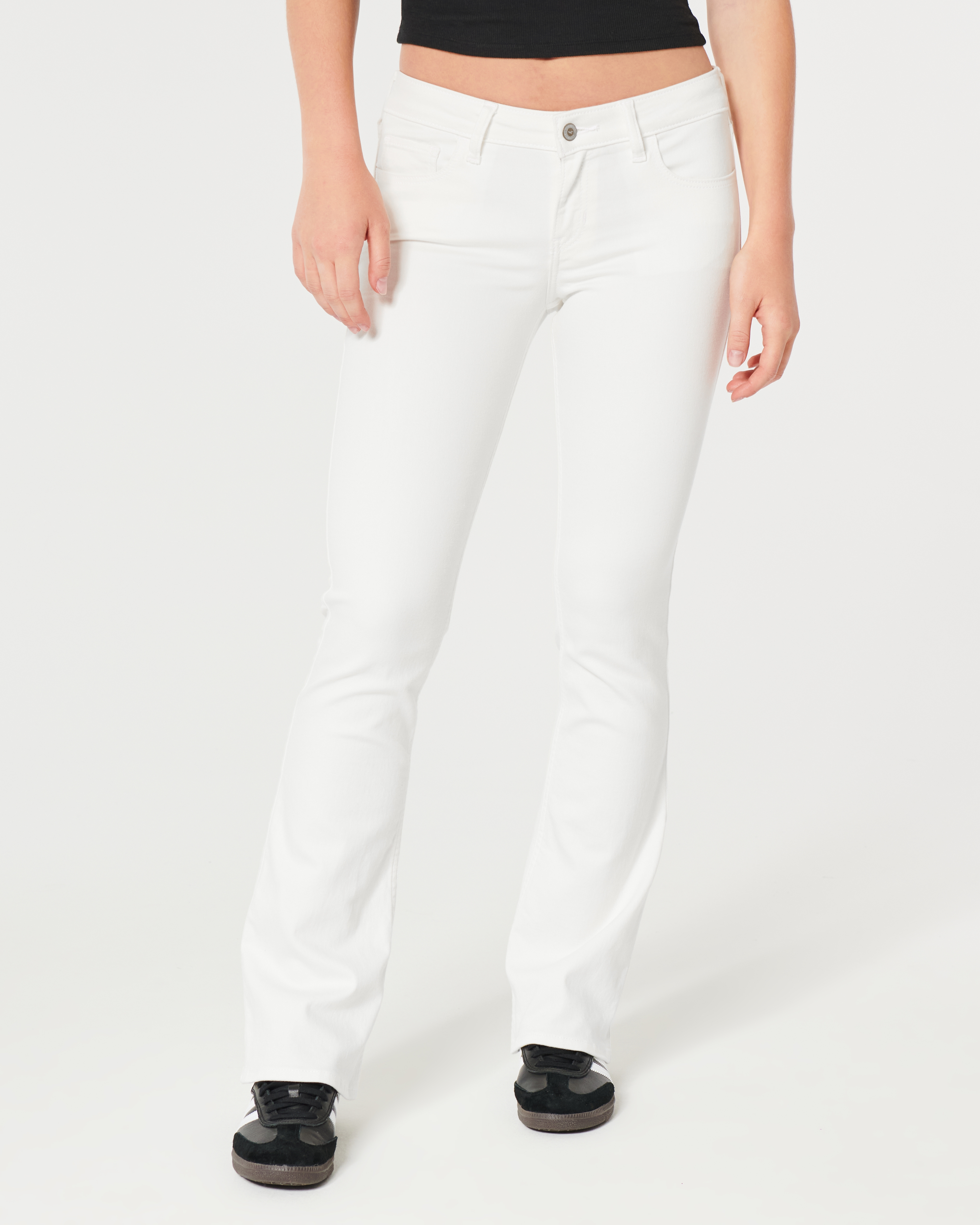 White bootcut clearance jeggings