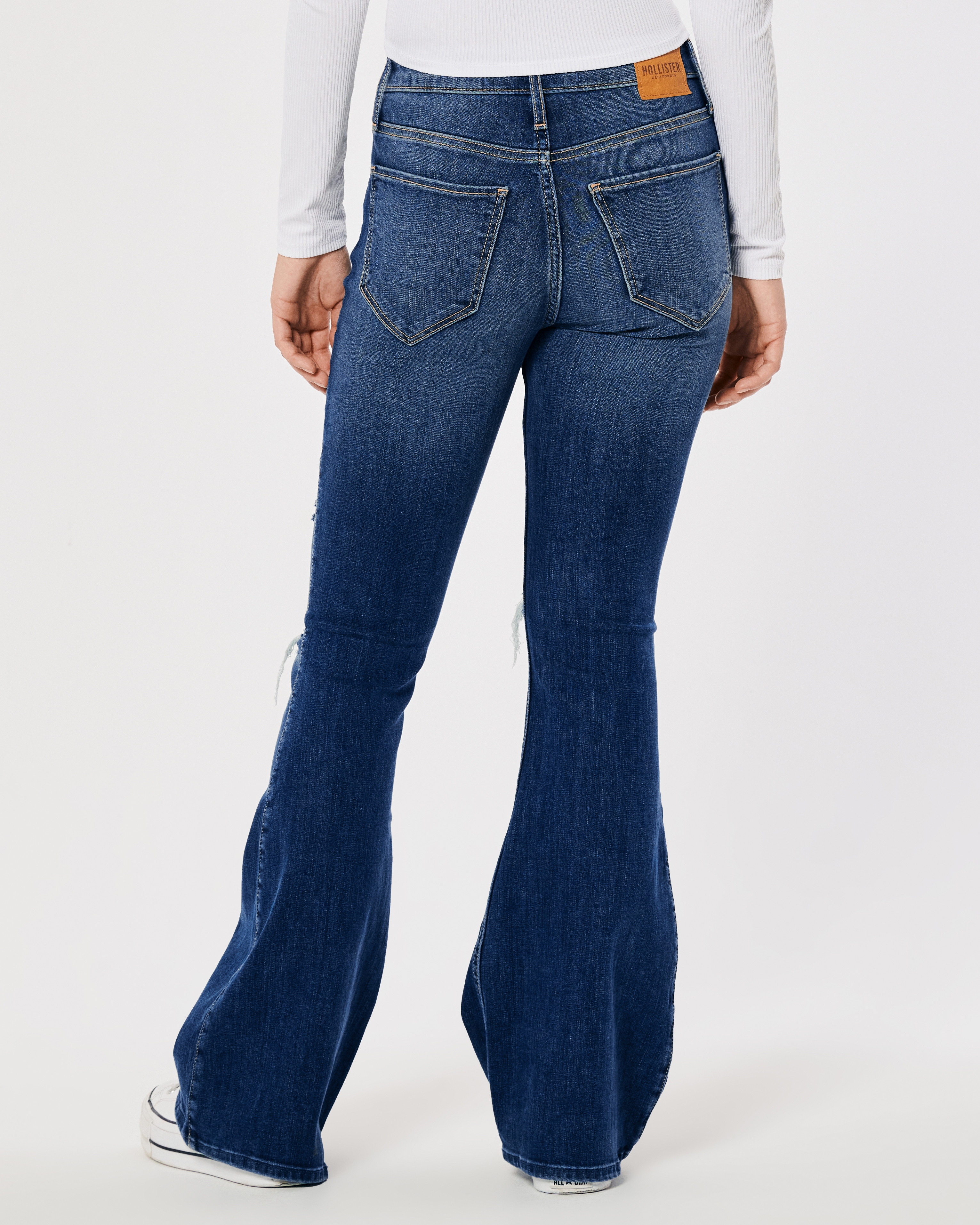 Hollister flare jeans best sale