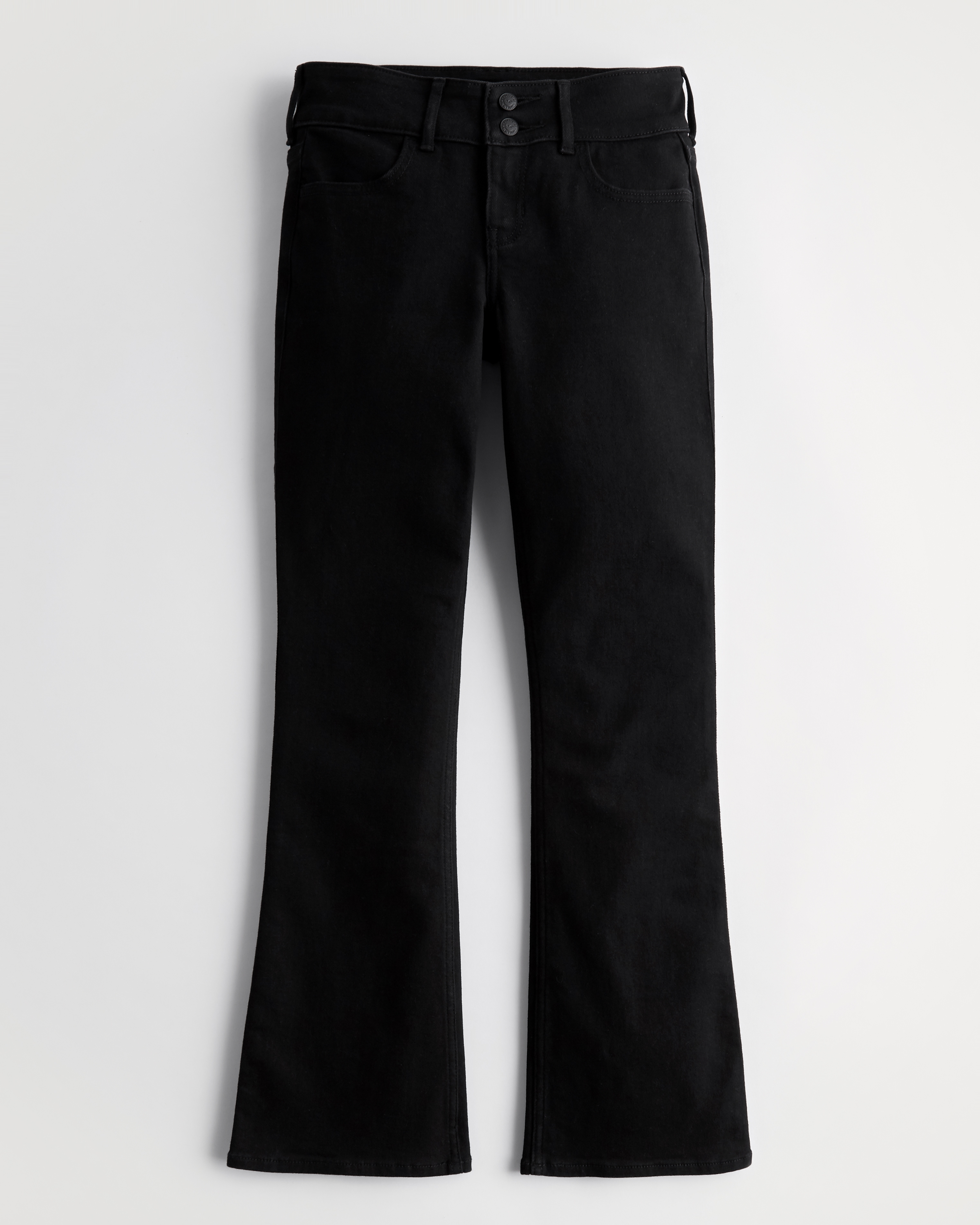 Hollister LowRise Black Y2K Boot Jeans Plaza Las Americas