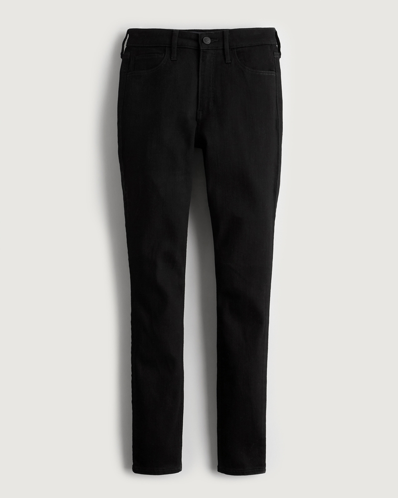Abercrombie & Fitch Solid Black Jeans 26 Waist - 72% off