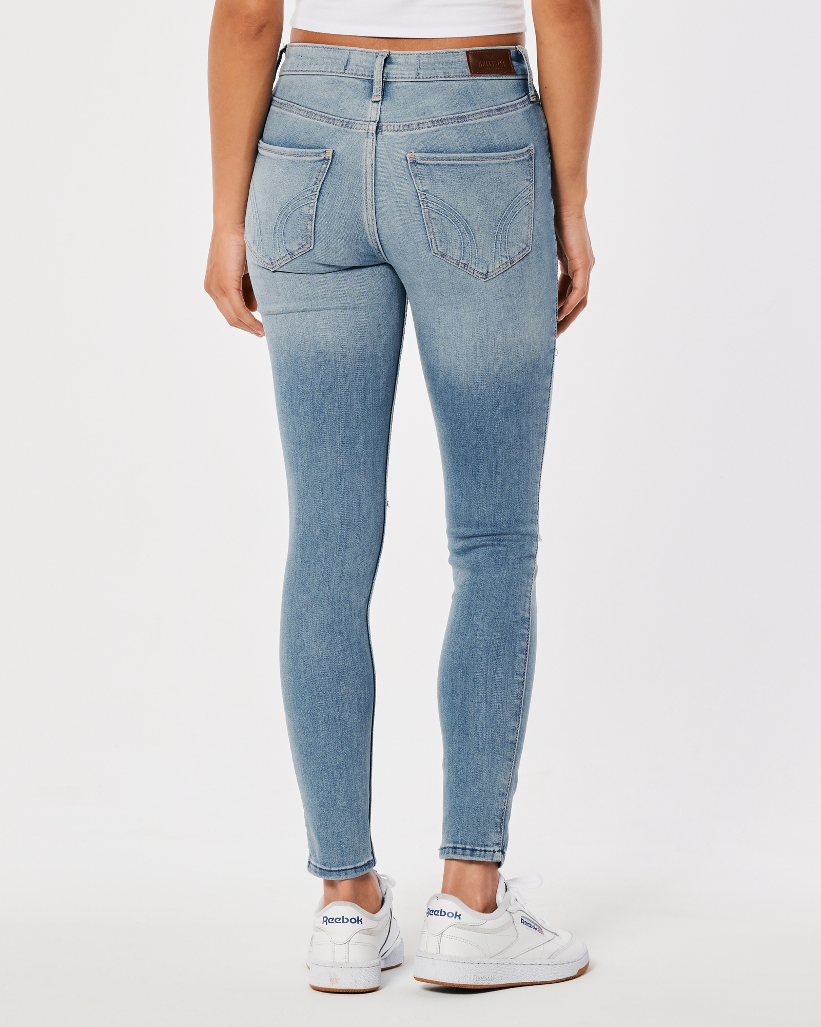 Ex UK Brand High Waisted Skinny Jeans Stretchy Denim Womens Ladies
