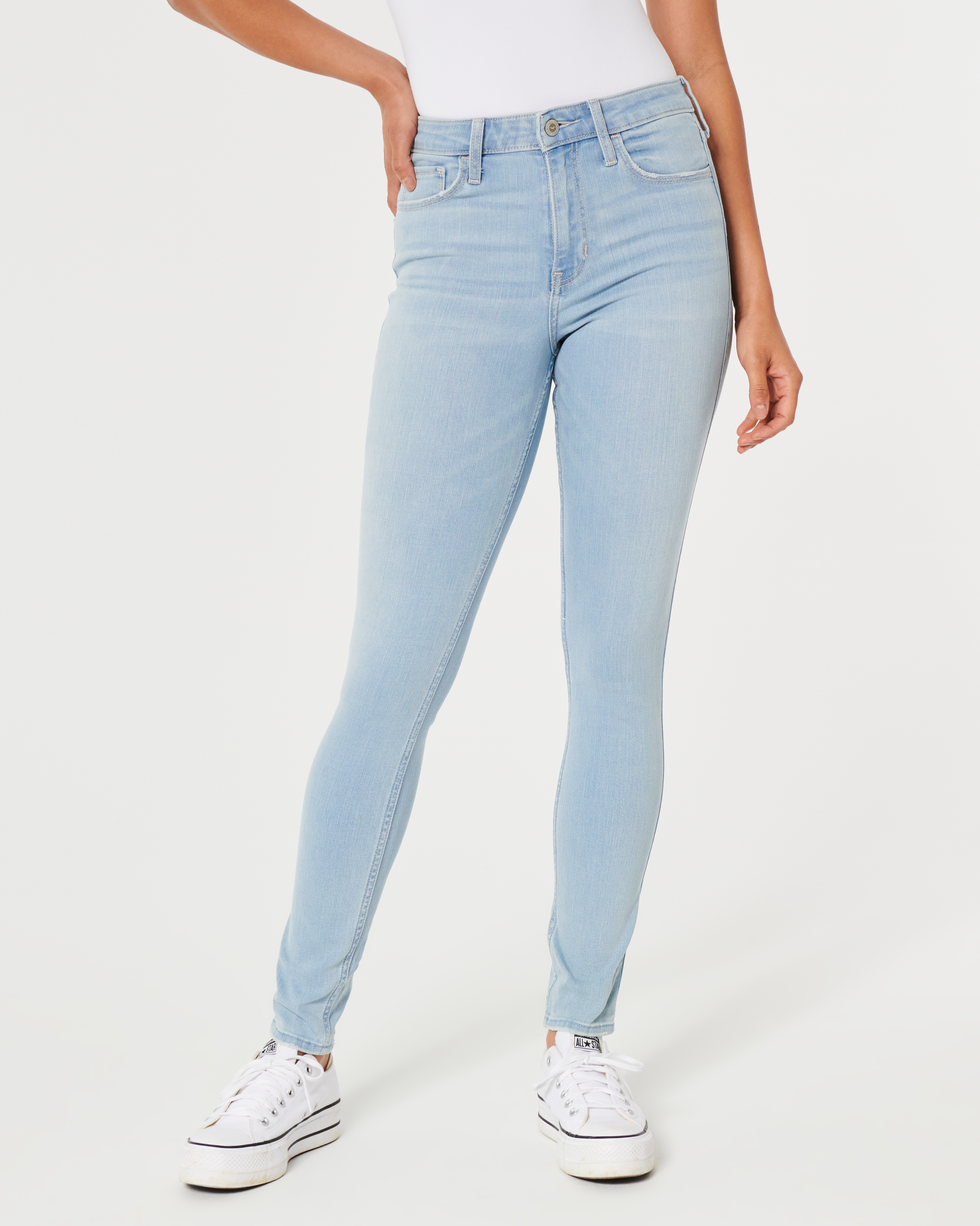 Hollister high rise on sale skinny jeans