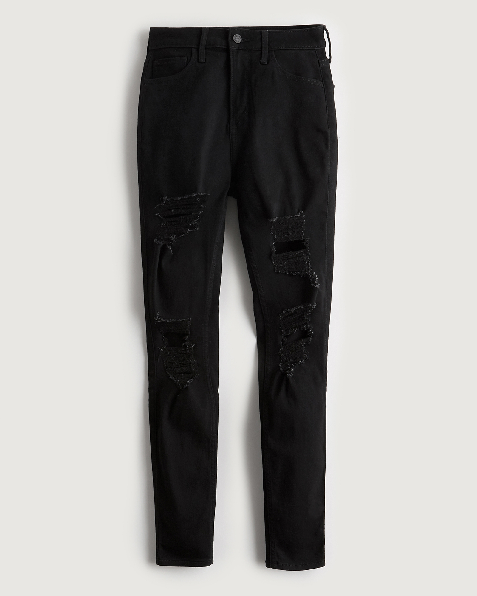 Hollister hourglass skinny jeans in black