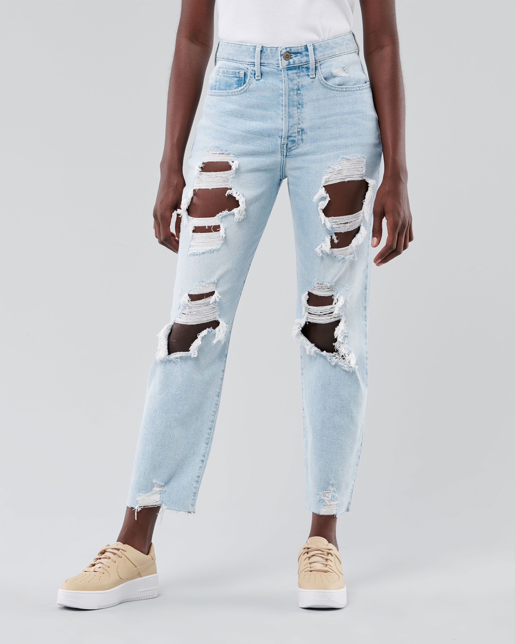 Ultra high rise discount vintage straight jeans