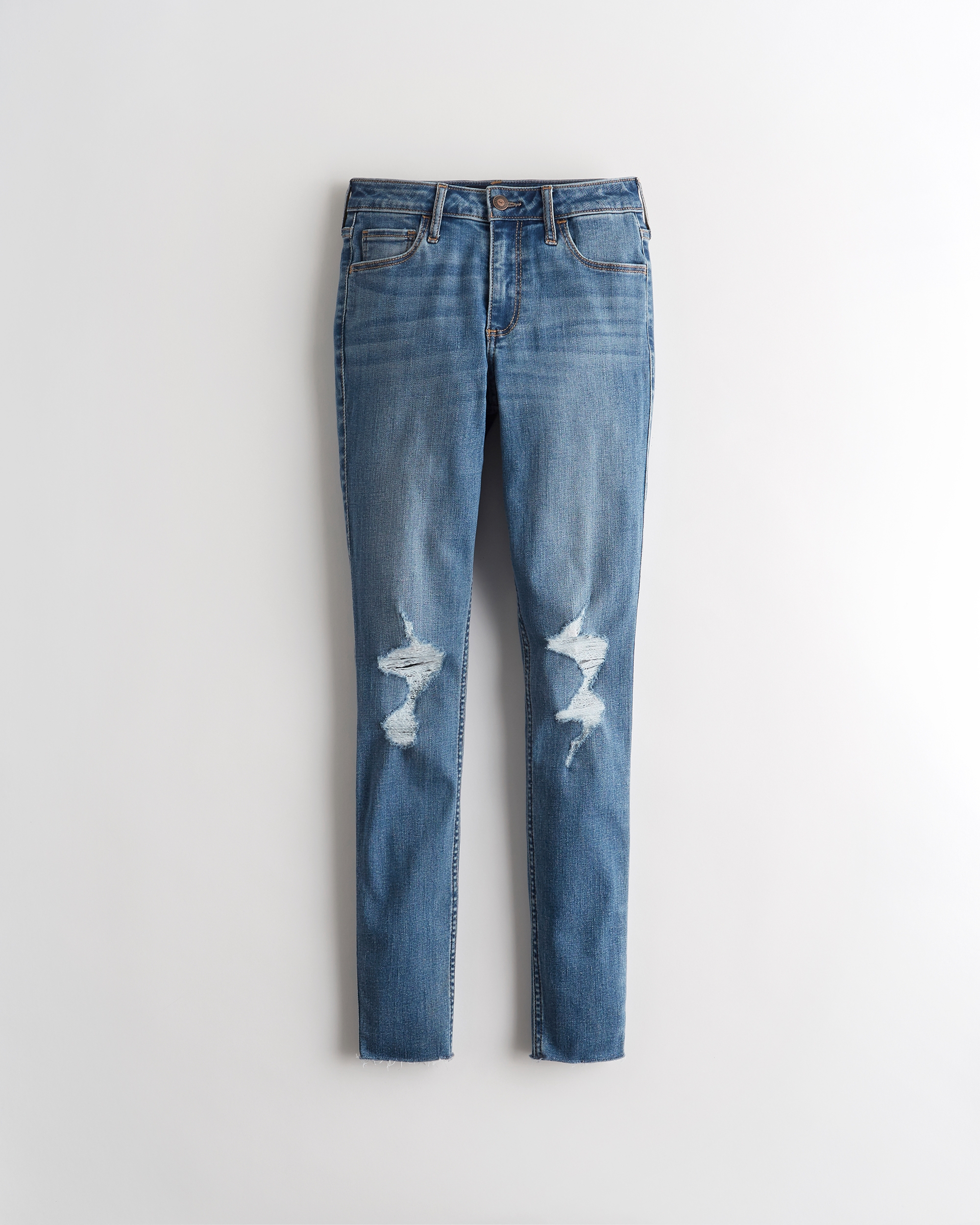 hollister dark wash skinny jeans