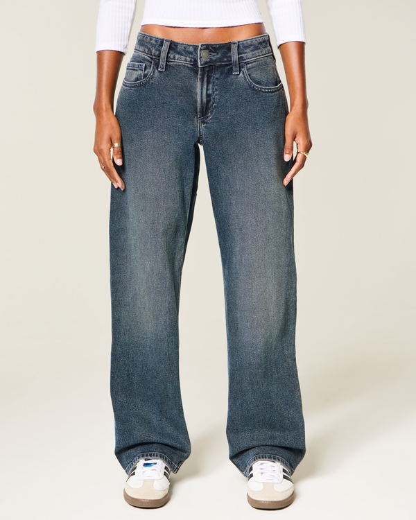 Low-Rise Dad Jeans, Dark view 2