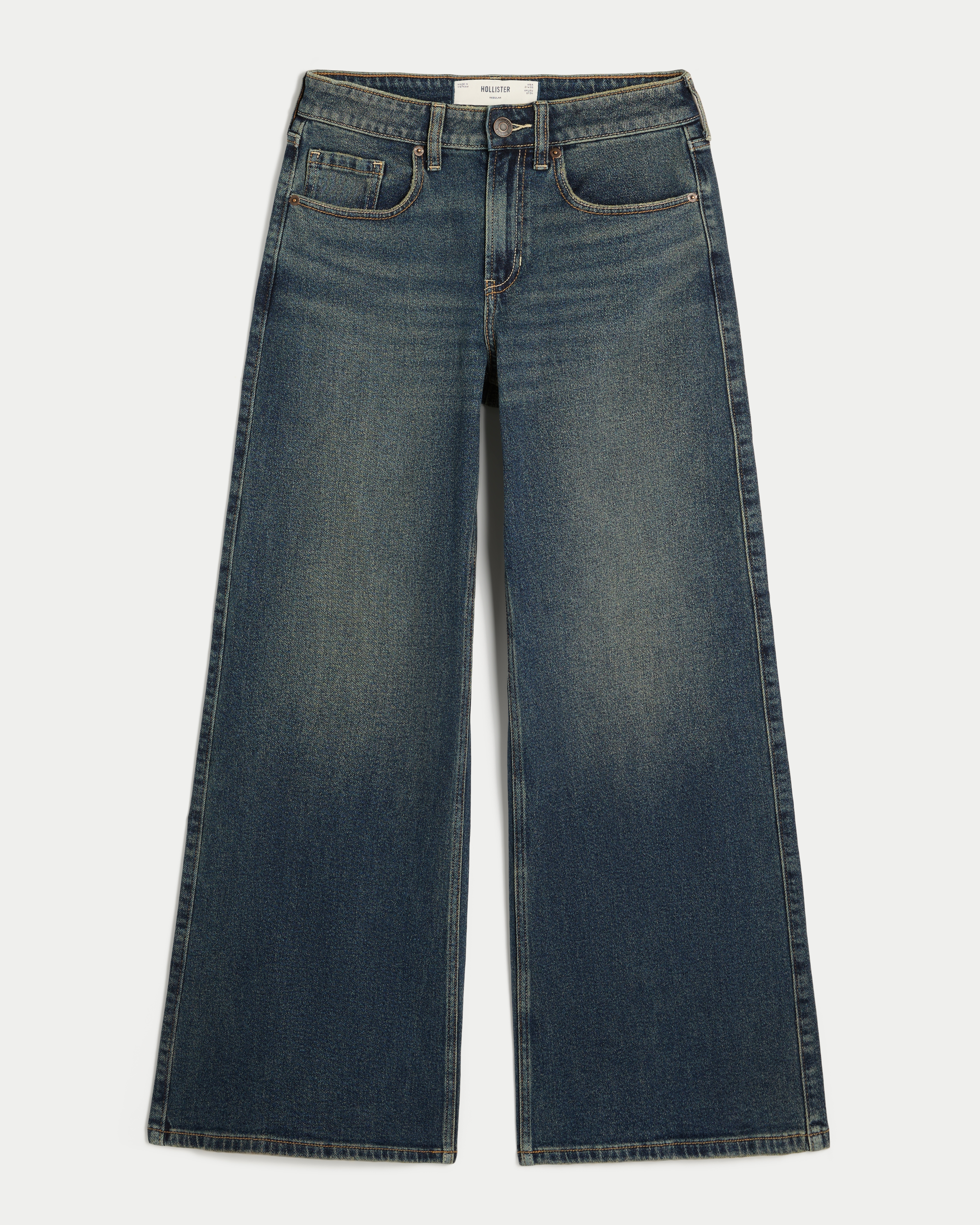 High-Rise Wide-Leg Jeans