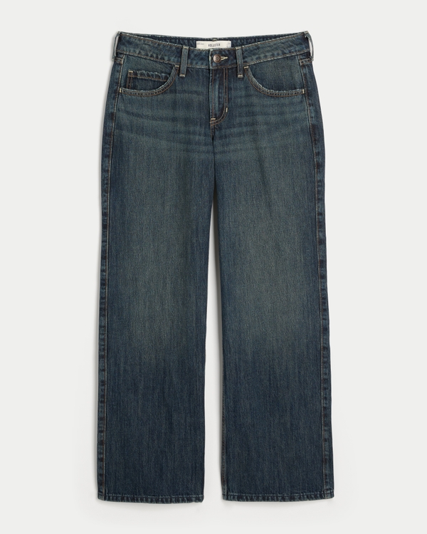 Low-Rise Baggy Jeans, Dark view 1