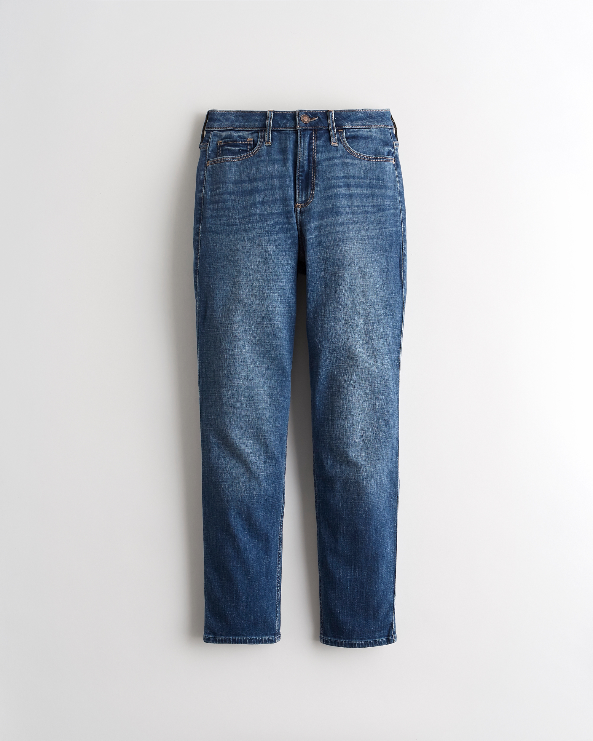 hollister high rise vintage straight jeans