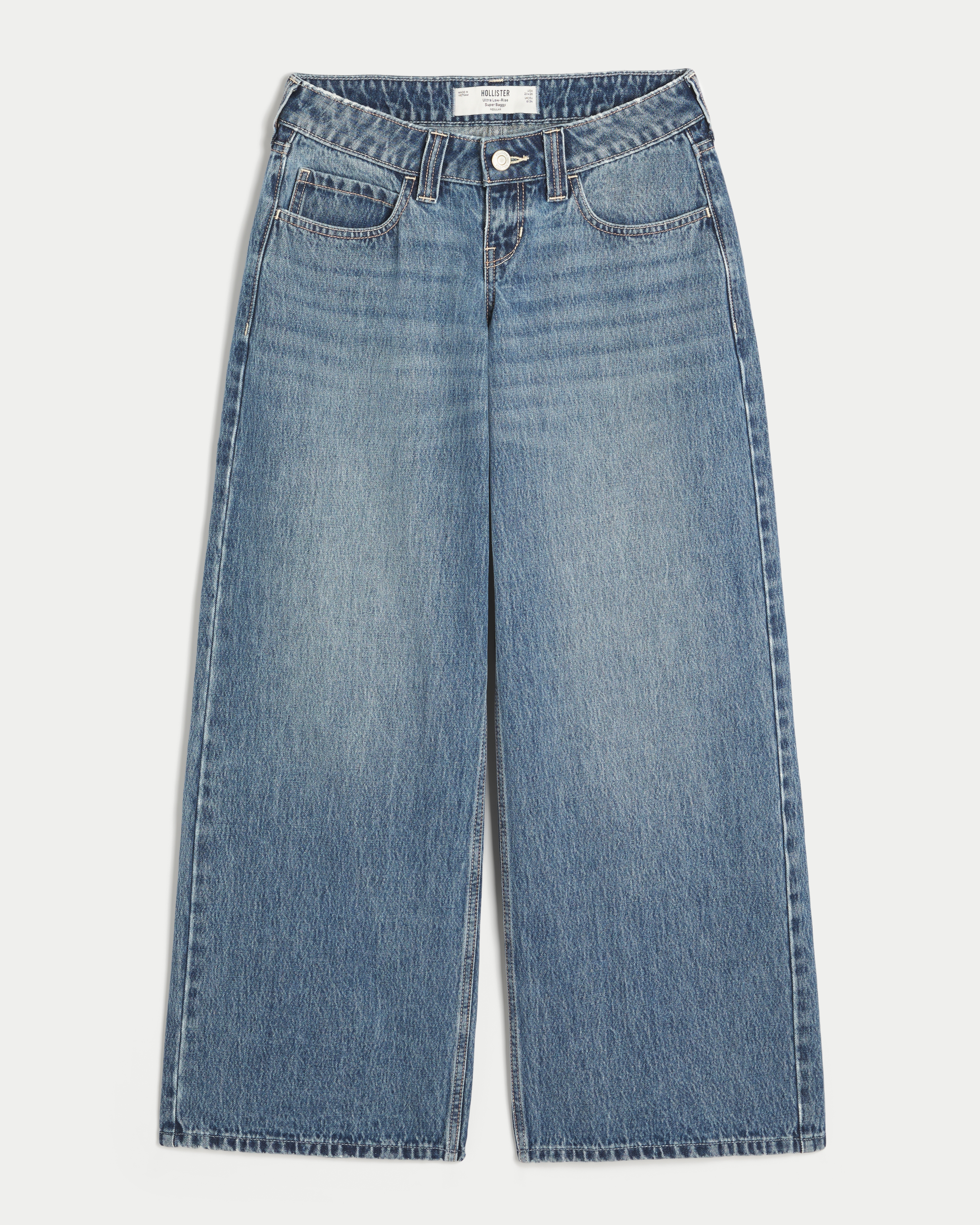 Ultra Low-Rise Super Baggy Jeans