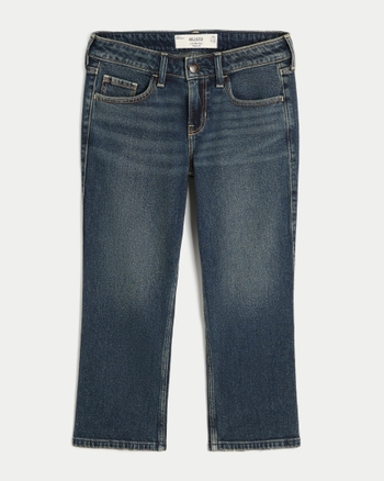 Women's Low-Rise Dark Wash Capri Jeans | Women's New Arrivals ...