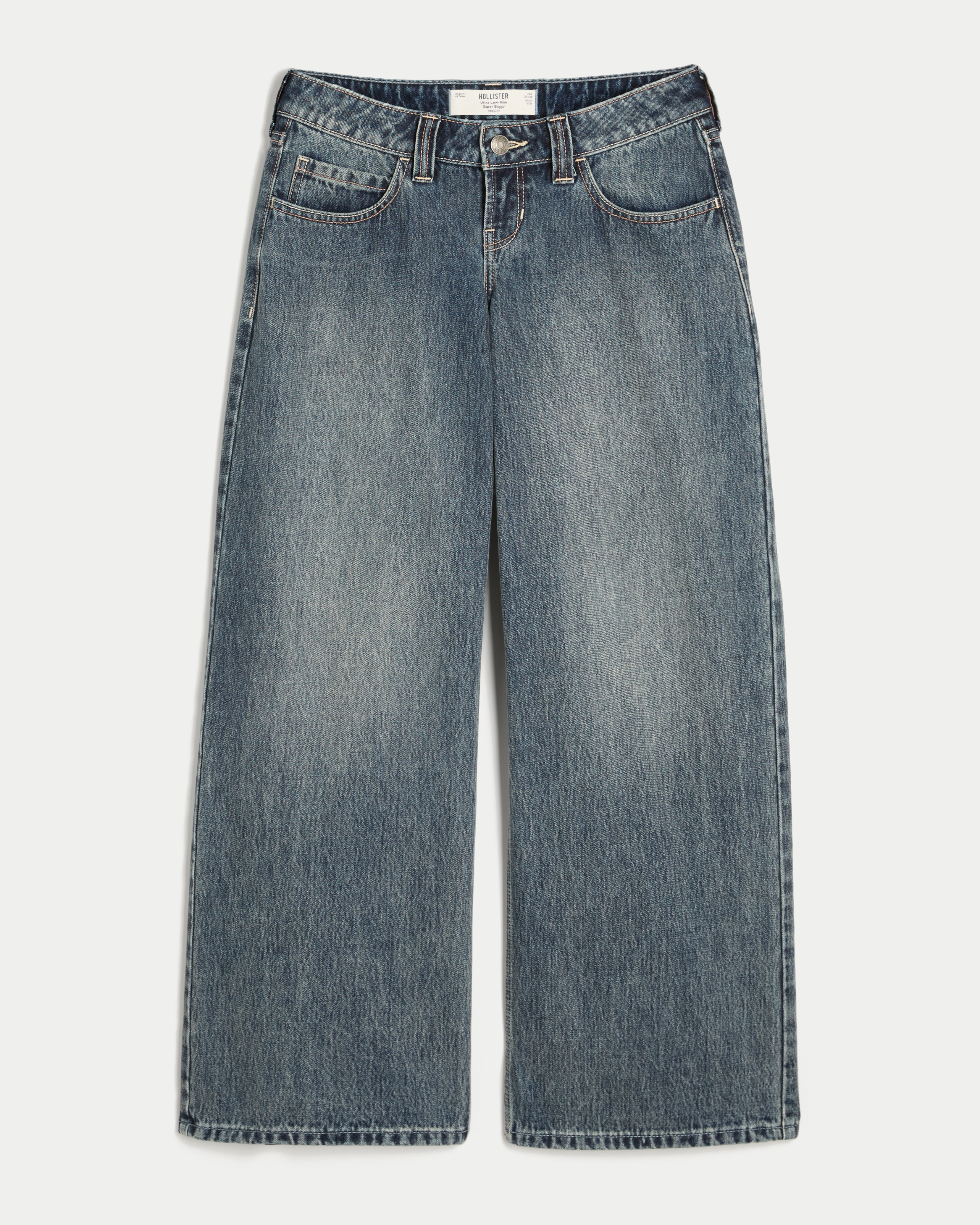 Ultra Low-Rise Super Baggy Jeans