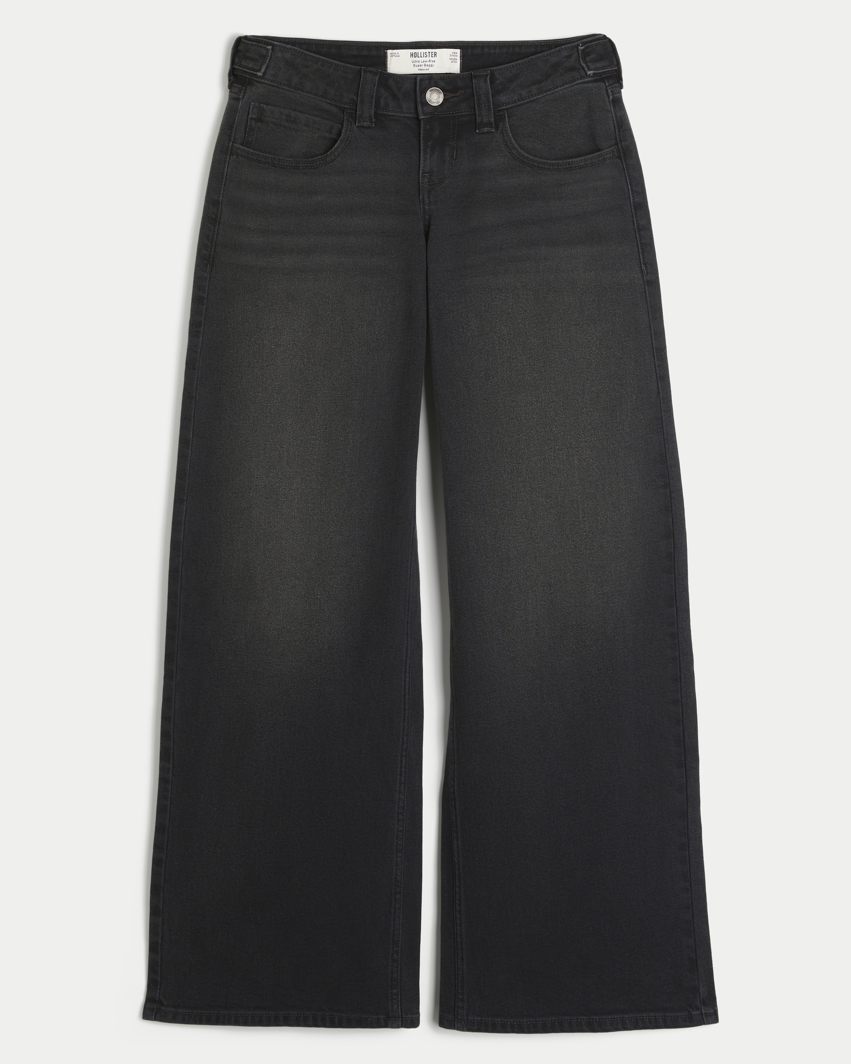 Hollister Andi Adjustable Waist Ultra Low-Rise Super Baggy Jeans
