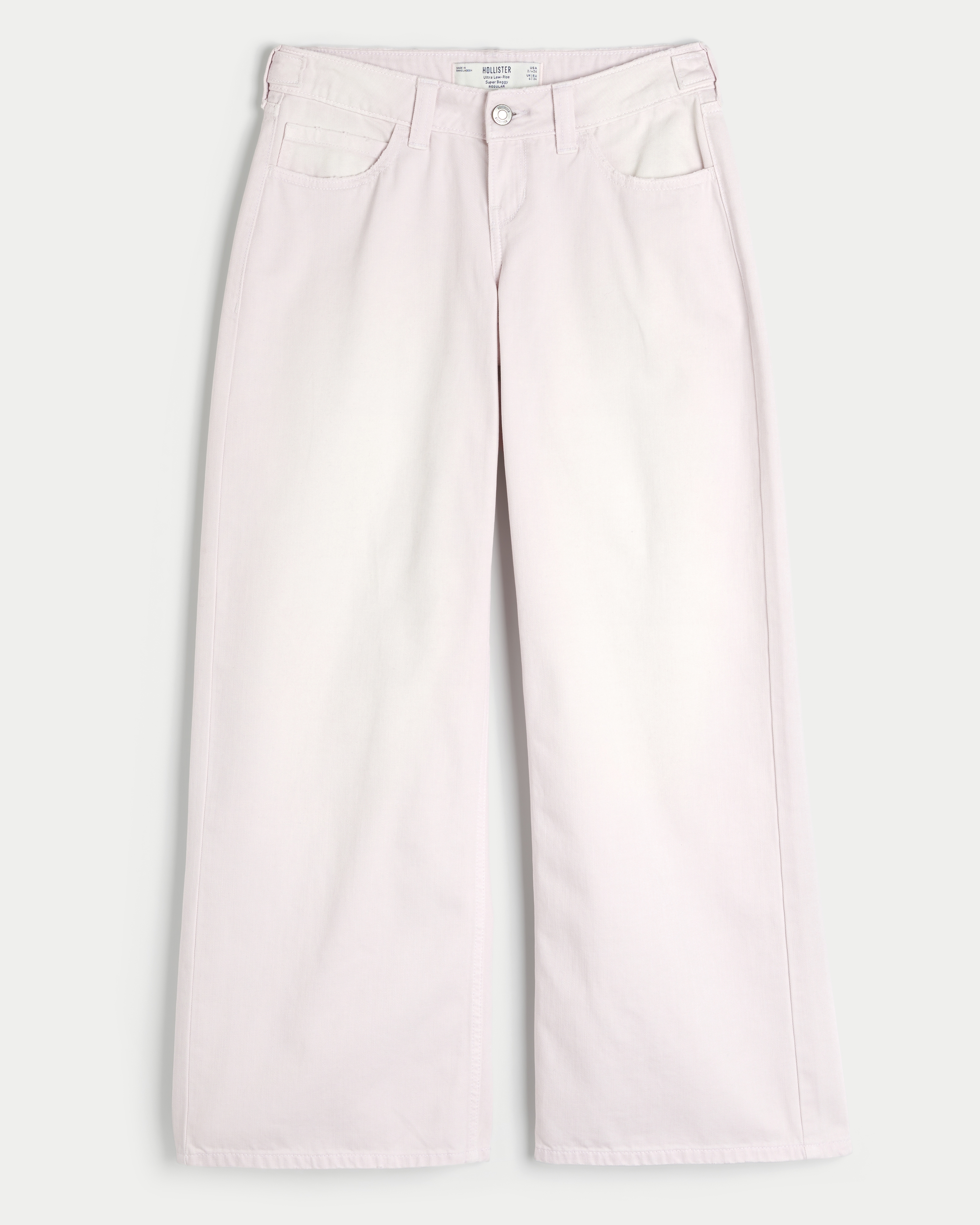 Hollister Andi Adjustable Ultra Low-Rise Super Baggy Jeans