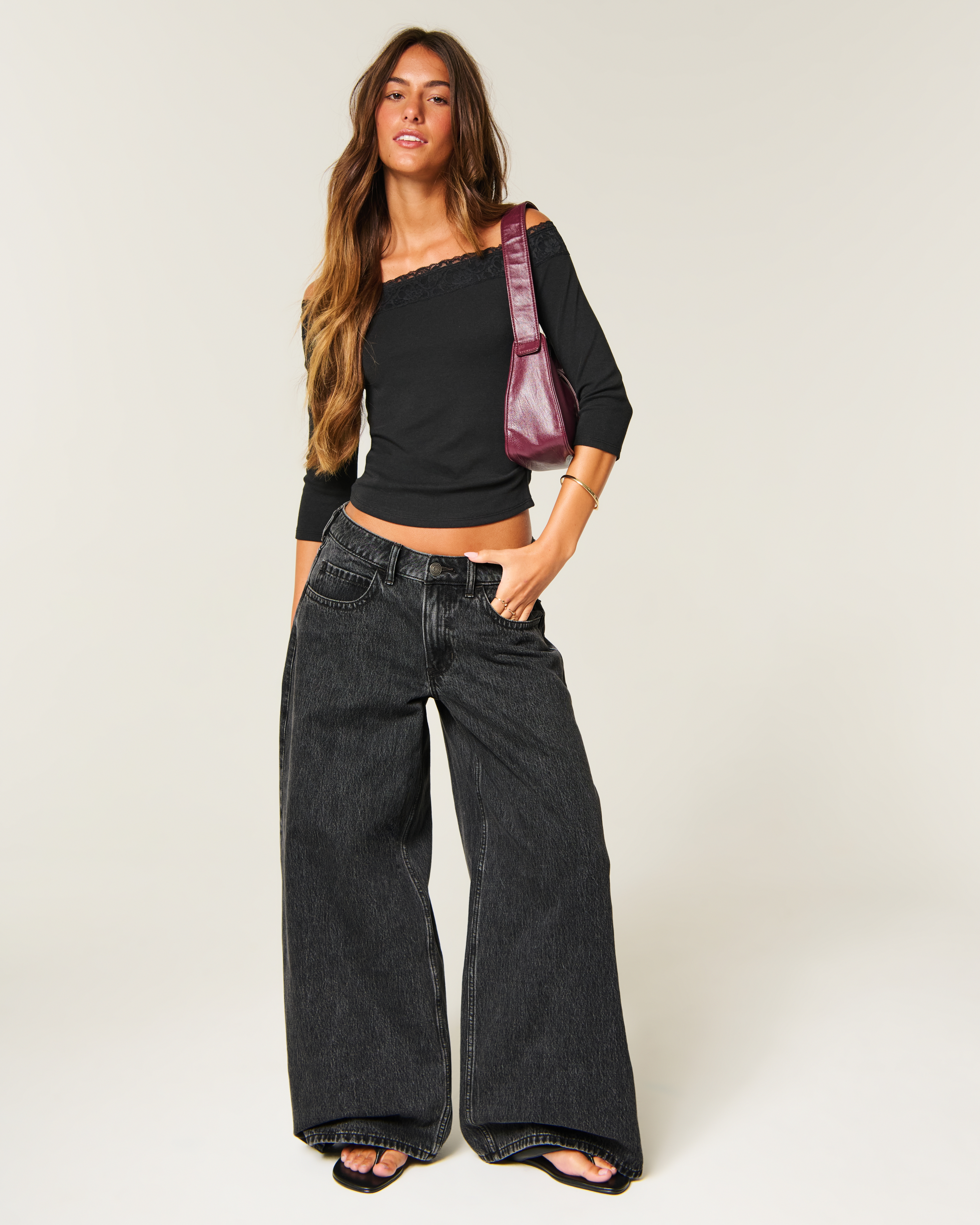 Ultra Low-Rise Foldover Waist Beyond Baggy Jeans