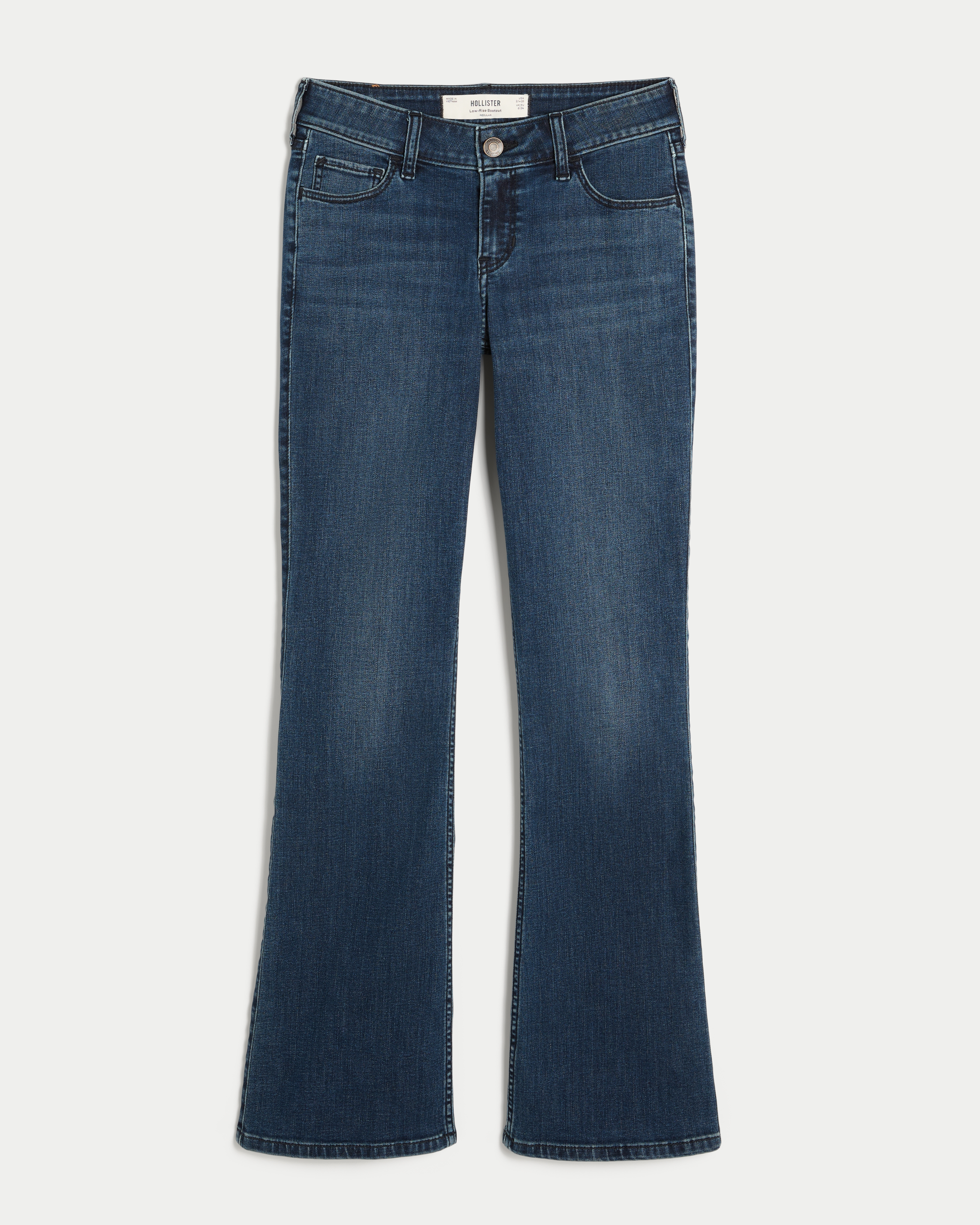 Low-Rise Bootcut Jeans