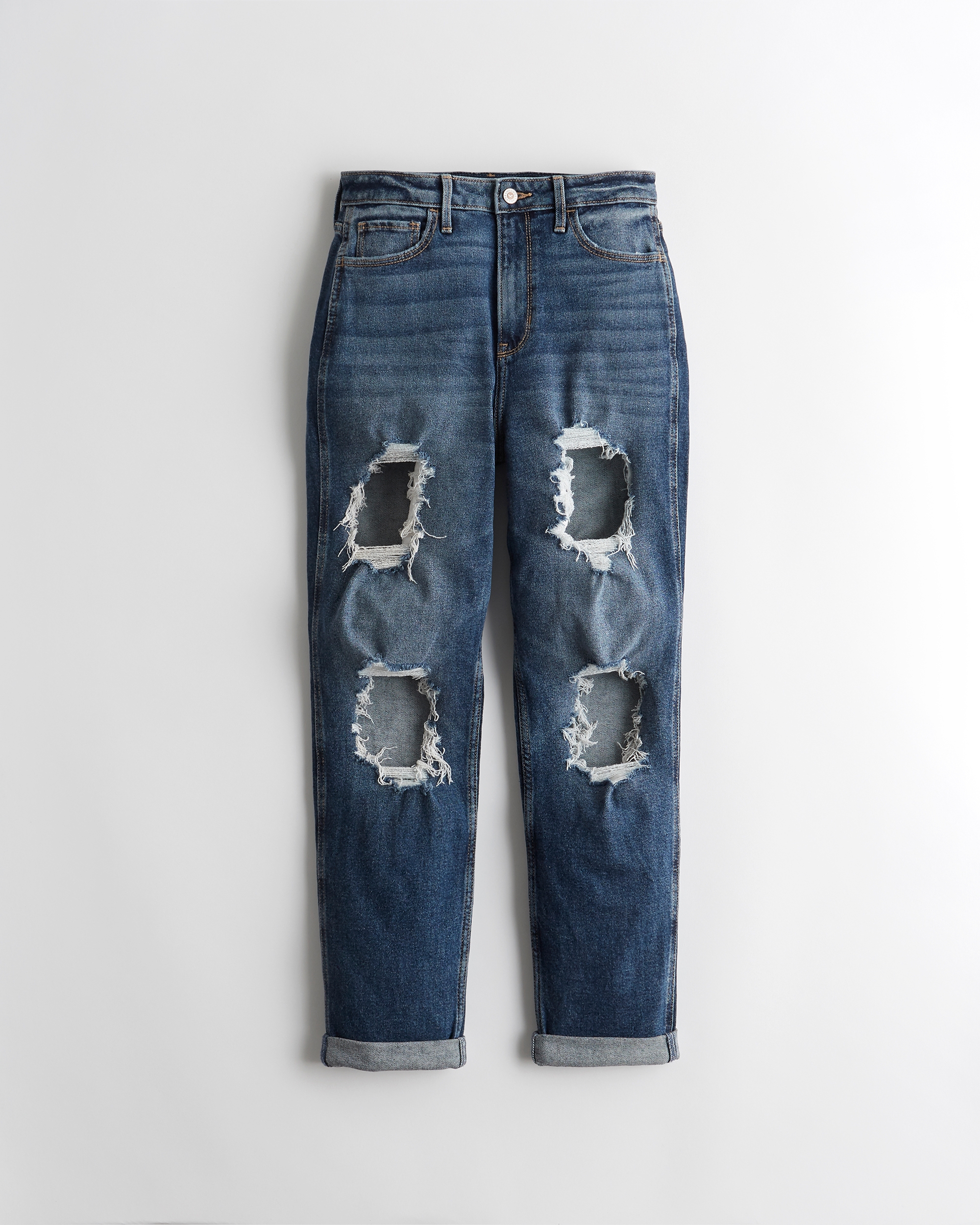 hollister ultra high rise mom jean