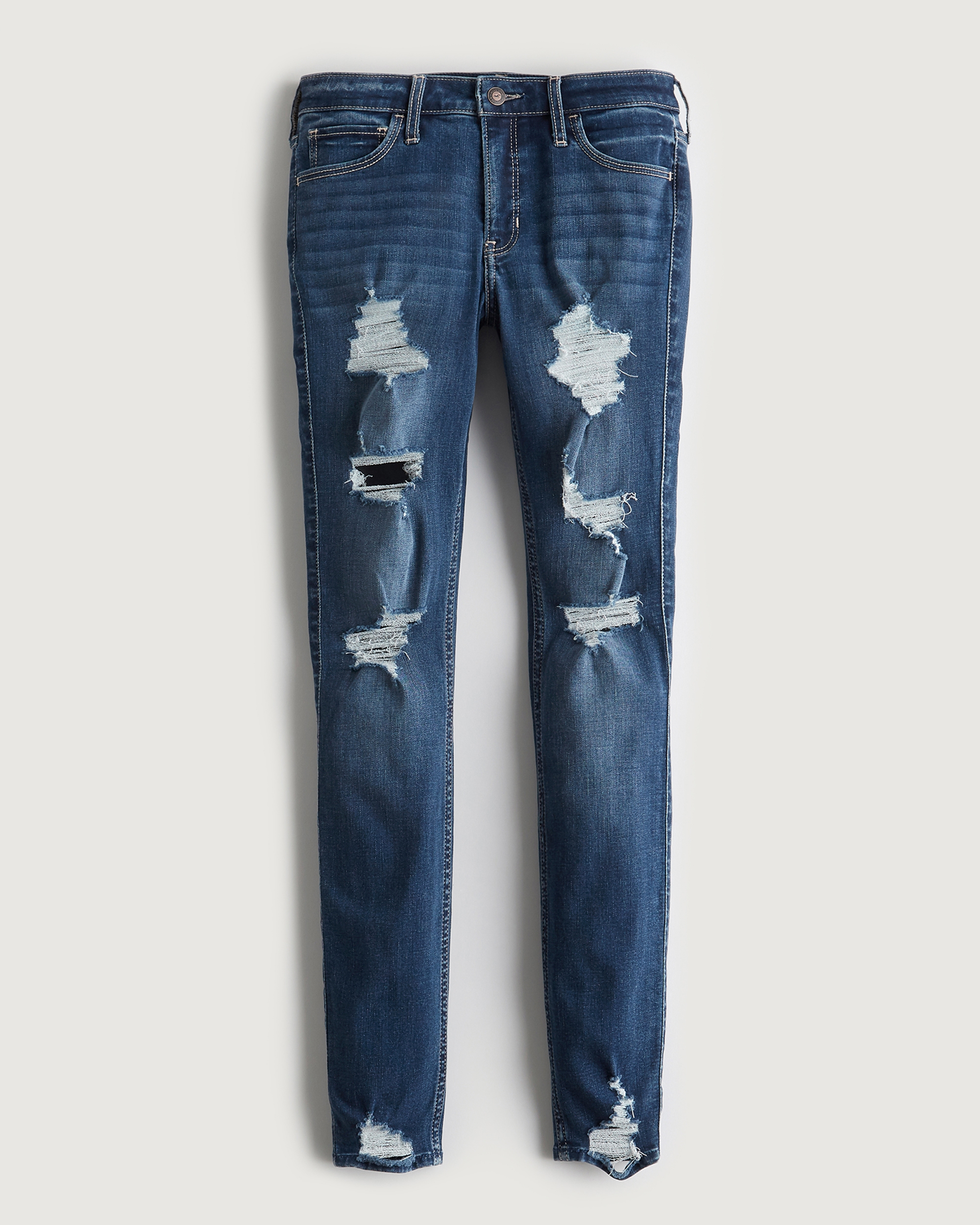 american eagle ripped jeans dark wash