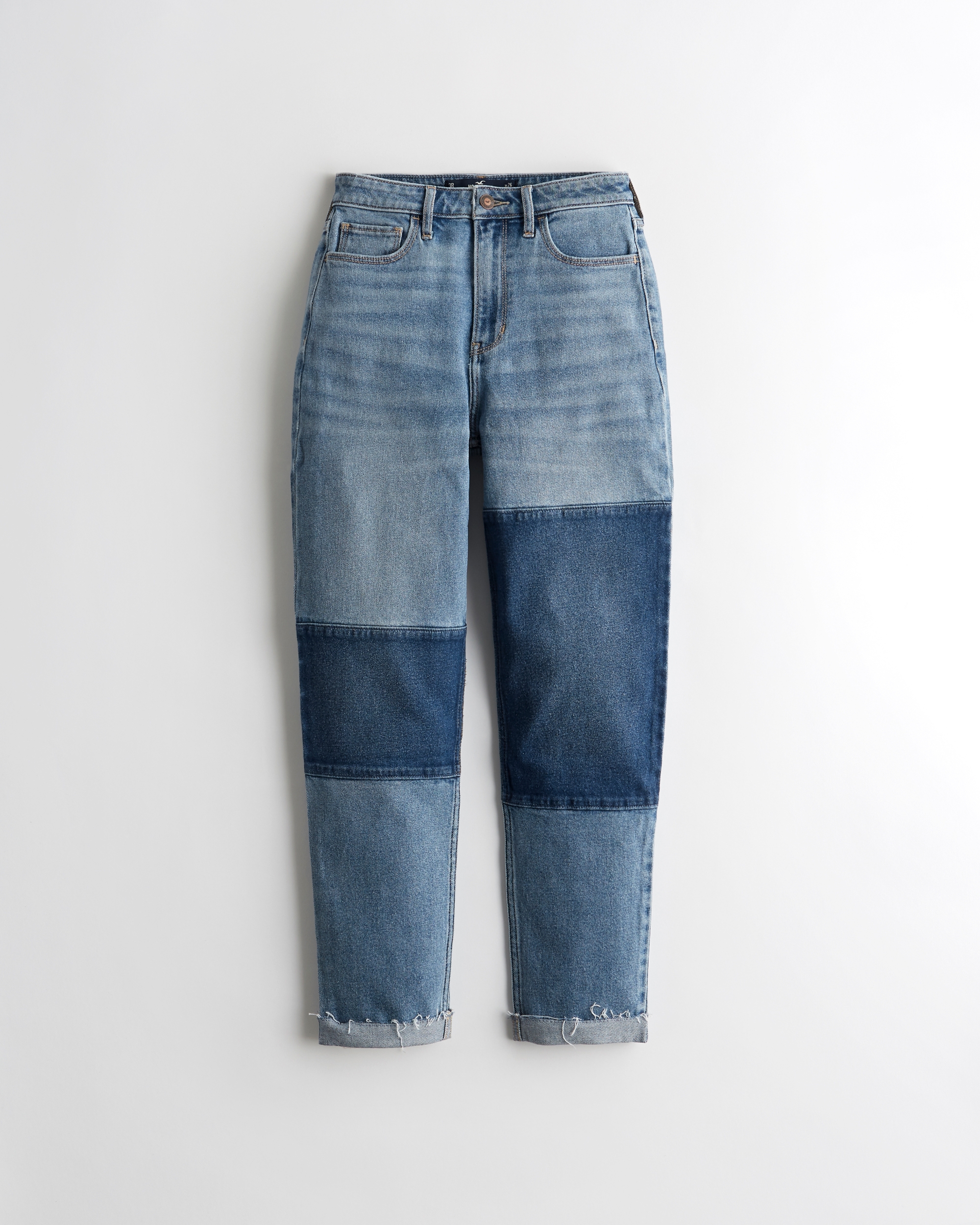 hollister ultra high rise mom jean