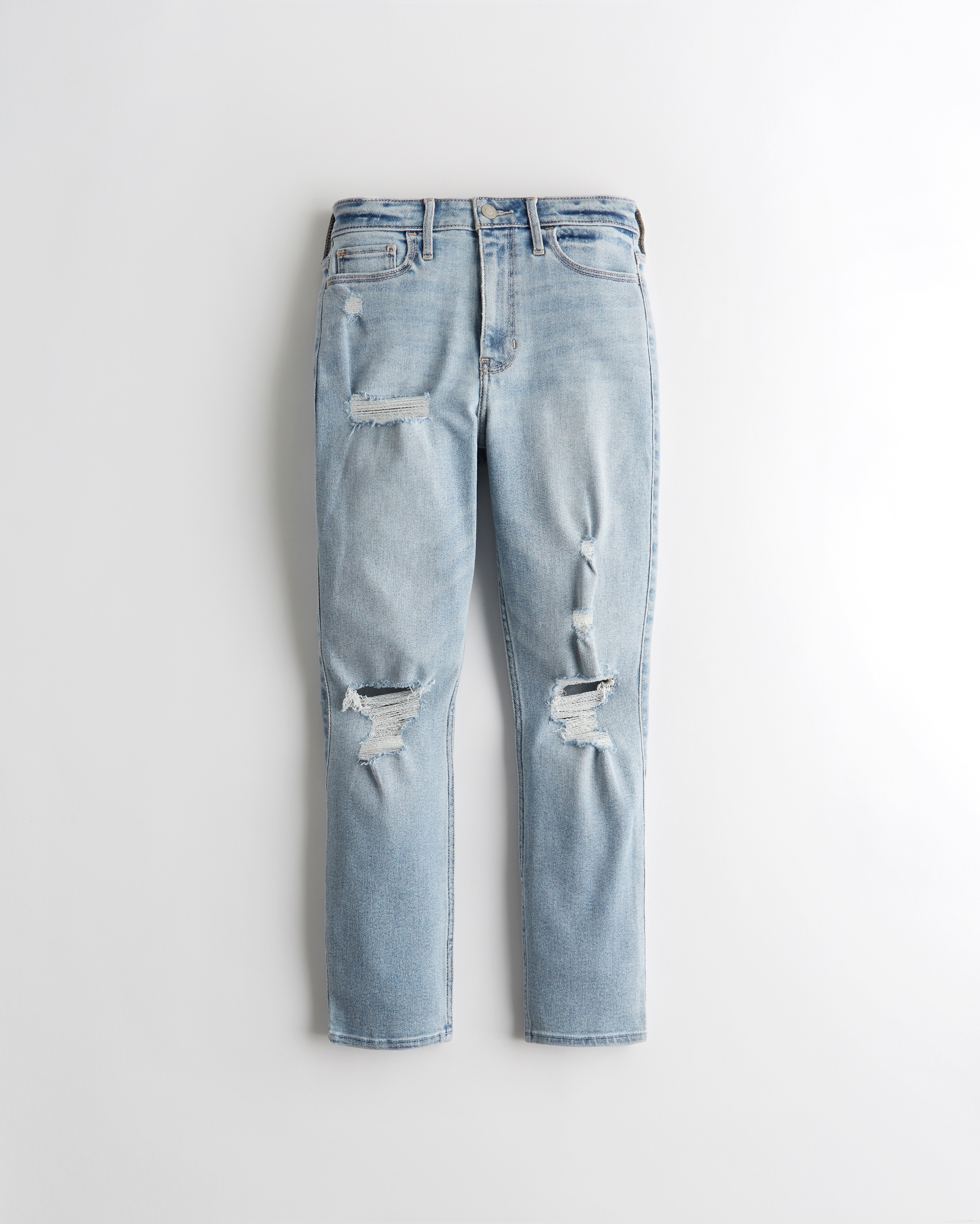 ripped boyfriend jeans hollister