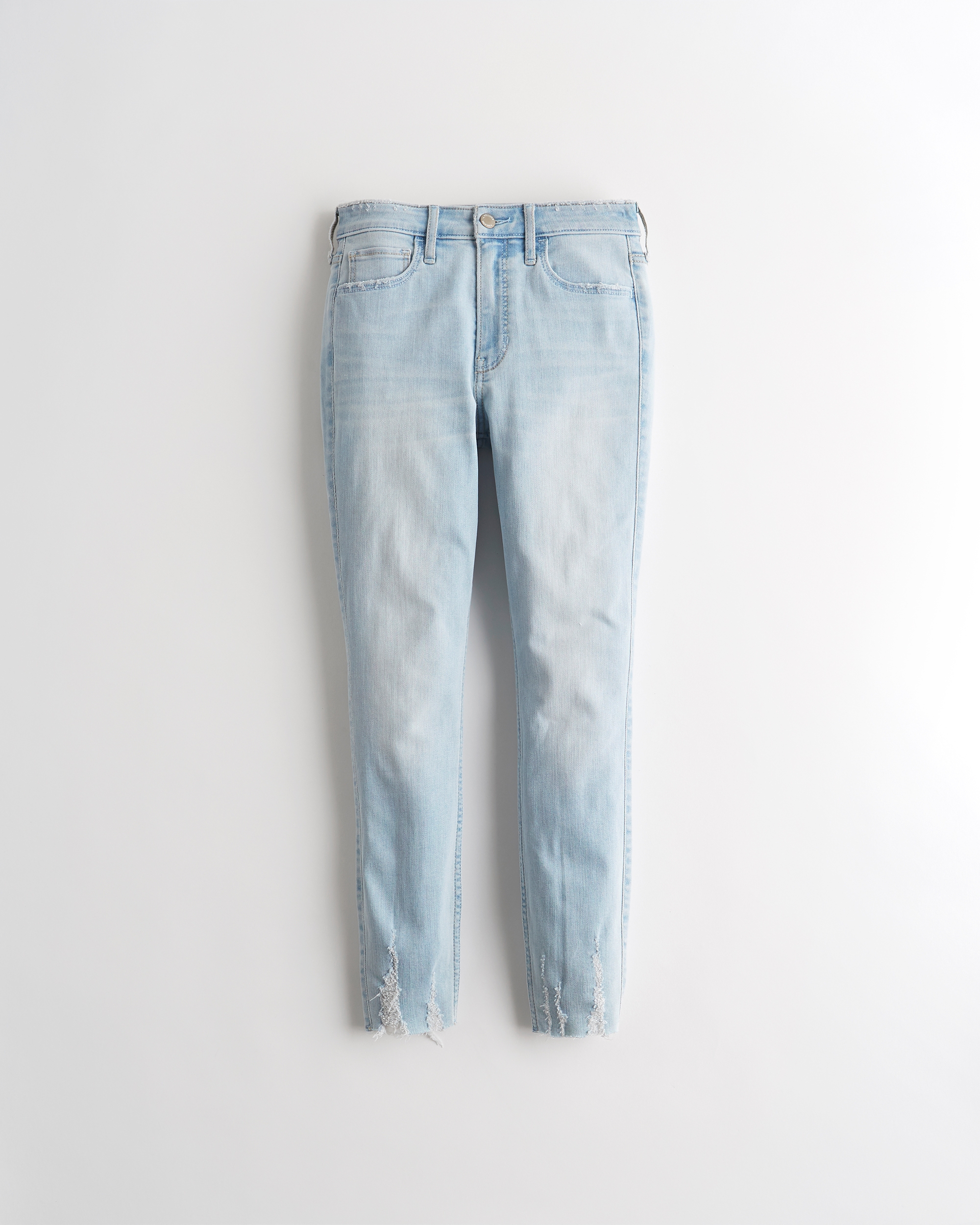 high rise crop super skinny jeans hollister