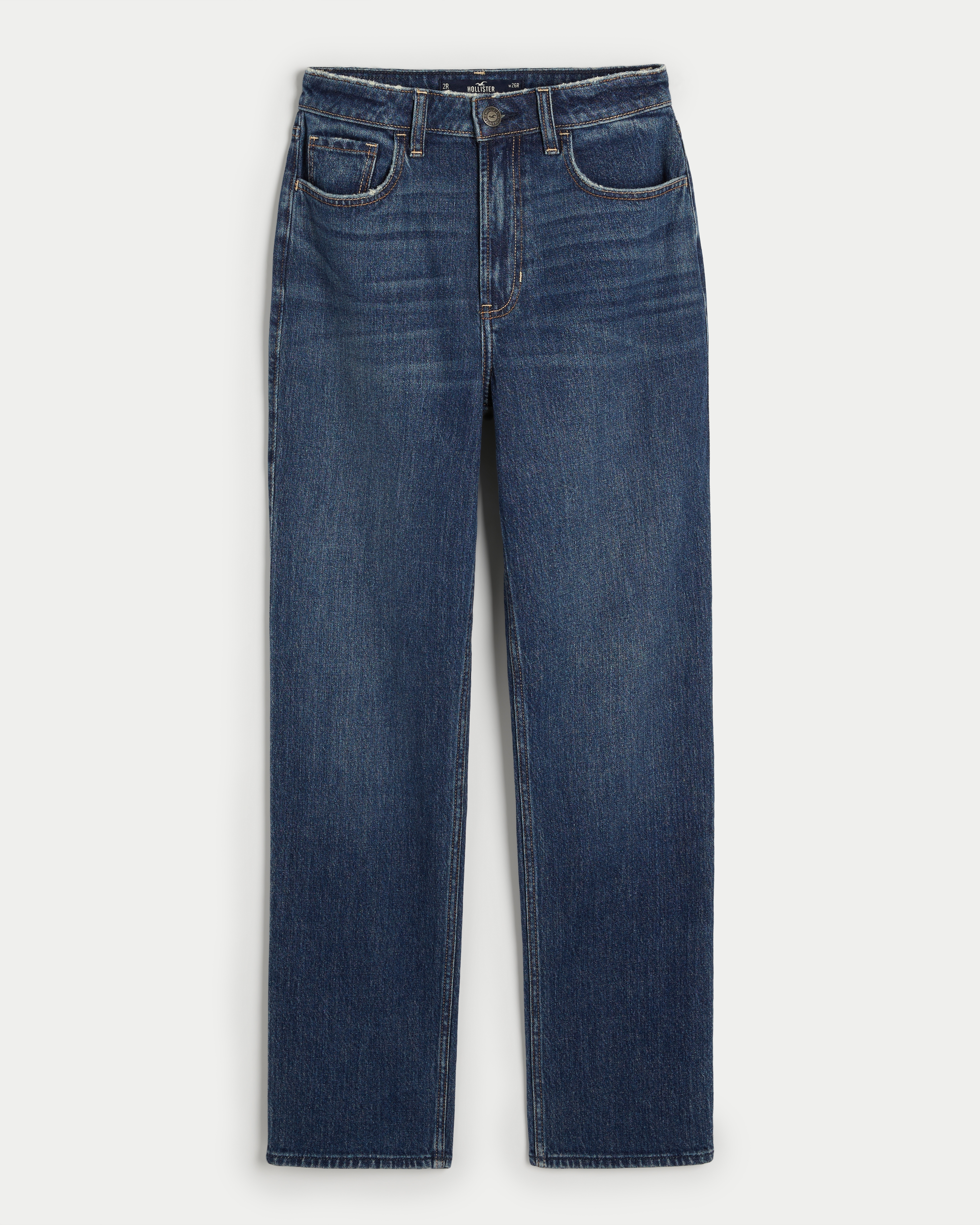 Women's Ultra High-Rise Dark Wash 90s Straight Jeans | Women's