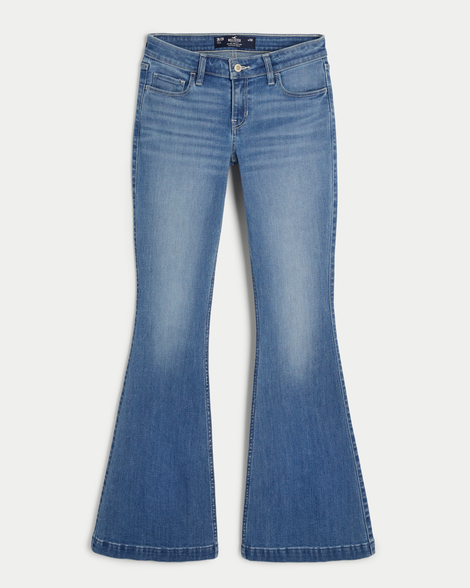 Women's Low-Rise Flare Jeans
