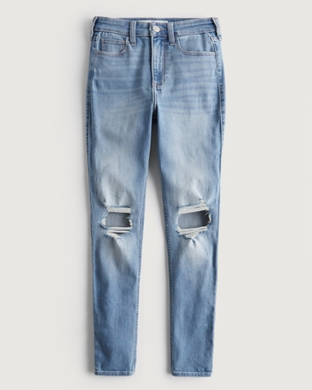 Hollister ultra high rise super skinny hot sale jeans