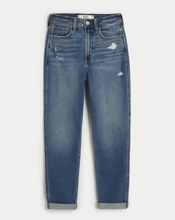 Hollister striped mom jeans 2025